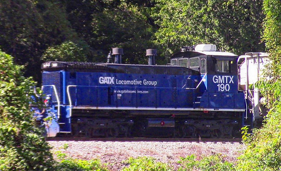 GMTX 190 is a class EMD SW1500 and  is pictured in Cairo, Illinois, USA.  This was taken along the CN Cairo subdivision on the General American Transportation. Photo Copyright: Blaise Lambert uploaded to Railroad Gallery on 10/12/2023. This photograph of GMTX 190 was taken on Monday, October 09, 2023. All Rights Reserved. 