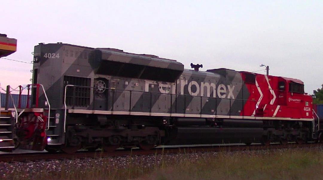 FXE 4024 is a class EMD SD70ACe and  is pictured in Mount Vernon, Illinois, USA.  This was taken along the UP Mount Vernon subdivision on the Ferromex. Photo Copyright: Blaise Lambert uploaded to Railroad Gallery on 10/17/2023. This photograph of FXE 4024 was taken on Thursday, September 28, 2023. All Rights Reserved. 