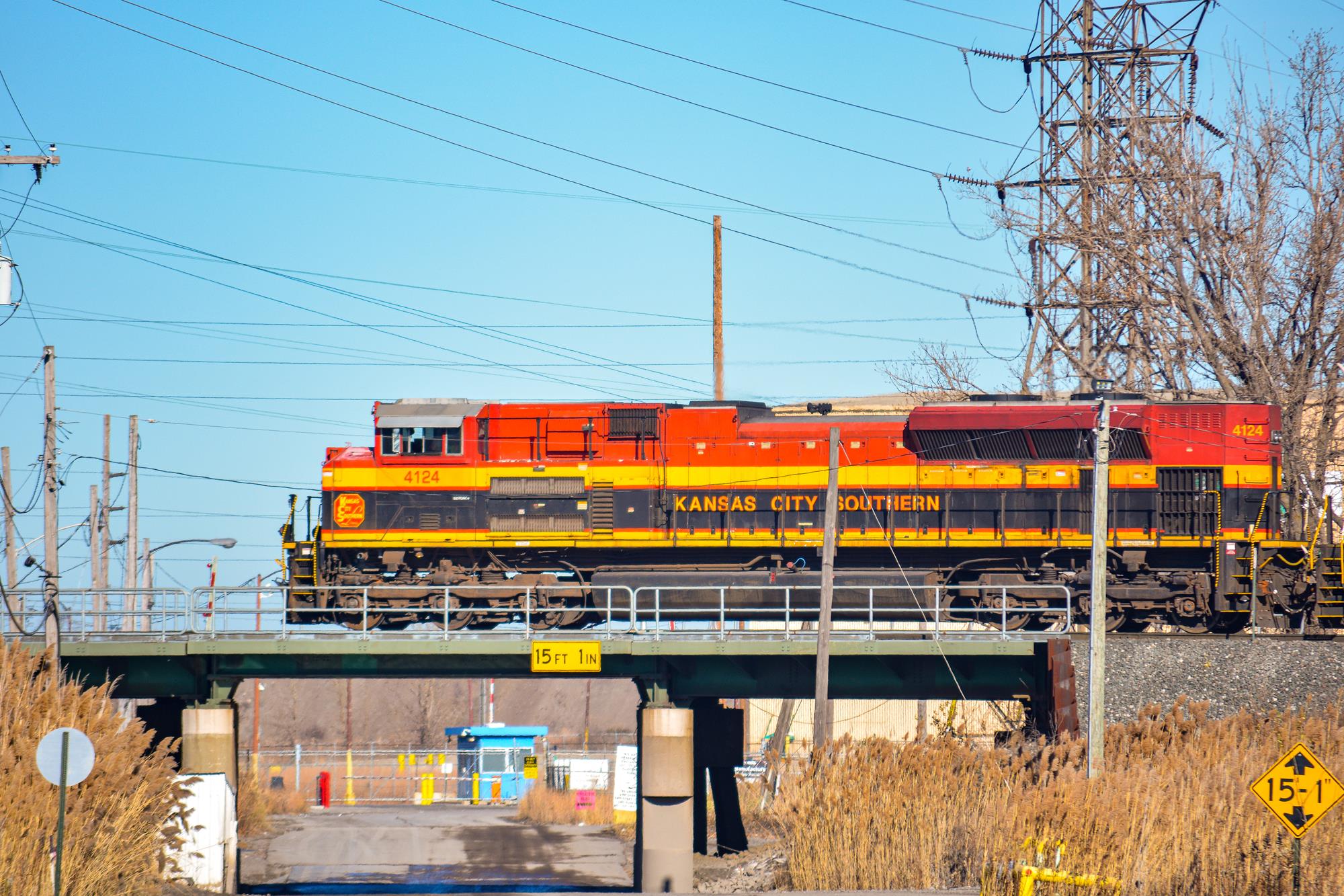 4124 is a class SD70ACE  and  is pictured in Gary , Indiana , United States .  This was taken along the Mattson Subdivision  on the Canadian National Railway. Photo Copyright: Ashton  Stasko  uploaded to Railroad Gallery on 11/25/2022. This photograph of 4124 was taken on Friday, November 25, 2022. All Rights Reserved. 