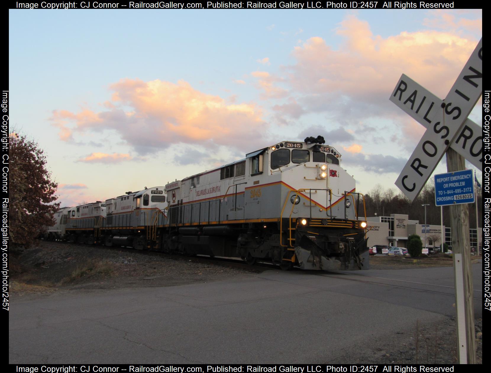 SC-7 is a class M420W and  is pictured in Dickson city, Pennsylvania, United States of America.  This was taken along the Carbondale Line on the Delaware-Lackawanna. Photo Copyright: Scott Valley rail photography uploaded to Railroad Gallery on 11/16/2023. This photograph of SC-7 was taken on Tuesday, November 07, 2023. All Rights Reserved. 