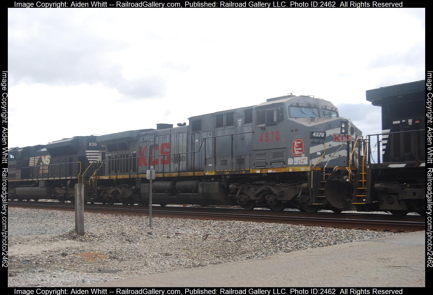 KCSM4570 is a class AC4400CW and  is pictured in Circleville , Ohio, USA.  This was taken along the Columbus District on the CPKC. Photo Copyright: Aiden Whitt uploaded to Railroad Gallery on 11/18/2023. This photograph of KCSM4570 was taken on Sunday, October 15, 2023. All Rights Reserved. 