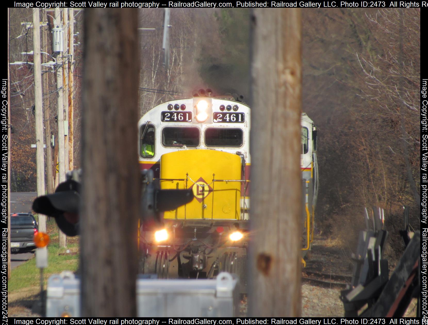 SC-7 is a class C425 and  is pictured in Olyphant, Pennsylvania, United States of America.  This was taken along the Carbondale line on the Delaware-Lackawanna. Photo Copyright: Scott Valley rail photography uploaded to Railroad Gallery on 11/19/2023. This photograph of SC-7 was taken on Sunday, November 19, 2023. All Rights Reserved. 