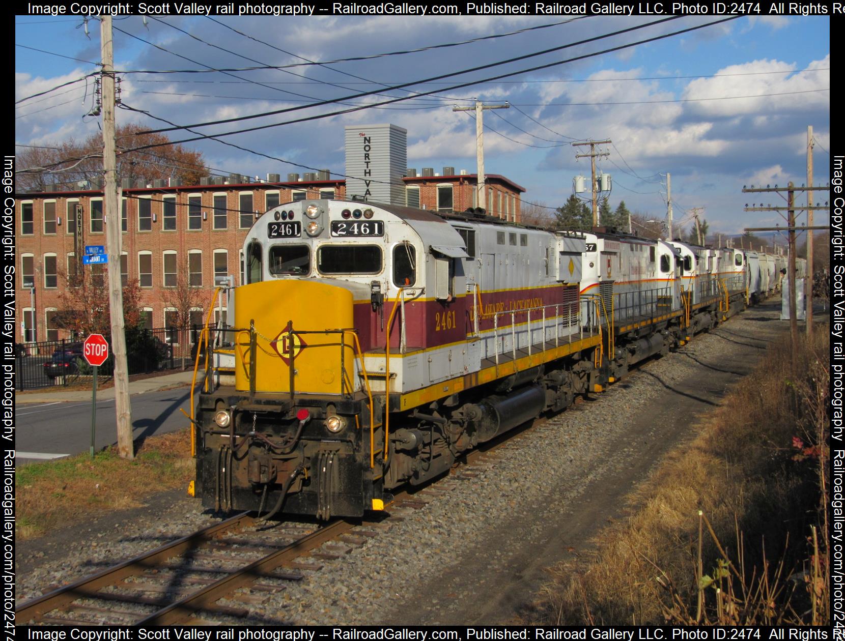 SC-7 is a class C425 and  is pictured in Olyphant, Pennsylvania, United States of America.  This was taken along the Carbondale line on the Delaware-Lackawanna. Photo Copyright: Scott Valley rail photography uploaded to Railroad Gallery on 11/19/2023. This photograph of SC-7 was taken on Sunday, November 19, 2023. All Rights Reserved. 