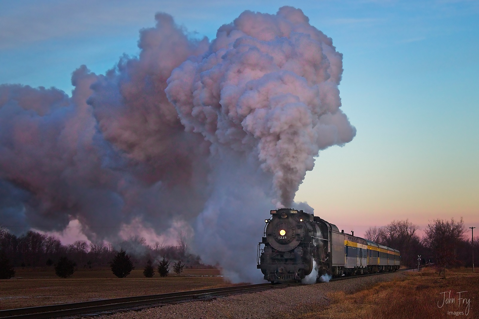 PM 1225 is a class Berkshire and  is pictured in Owosso, Michigan, United States.  This was taken along the Owosso on the Pere Marquette. Photo Copyright: John  Fry uploaded to Railroad Gallery on 11/21/2023. This photograph of PM 1225 was taken on Sunday, January 13, 2019. All Rights Reserved. 