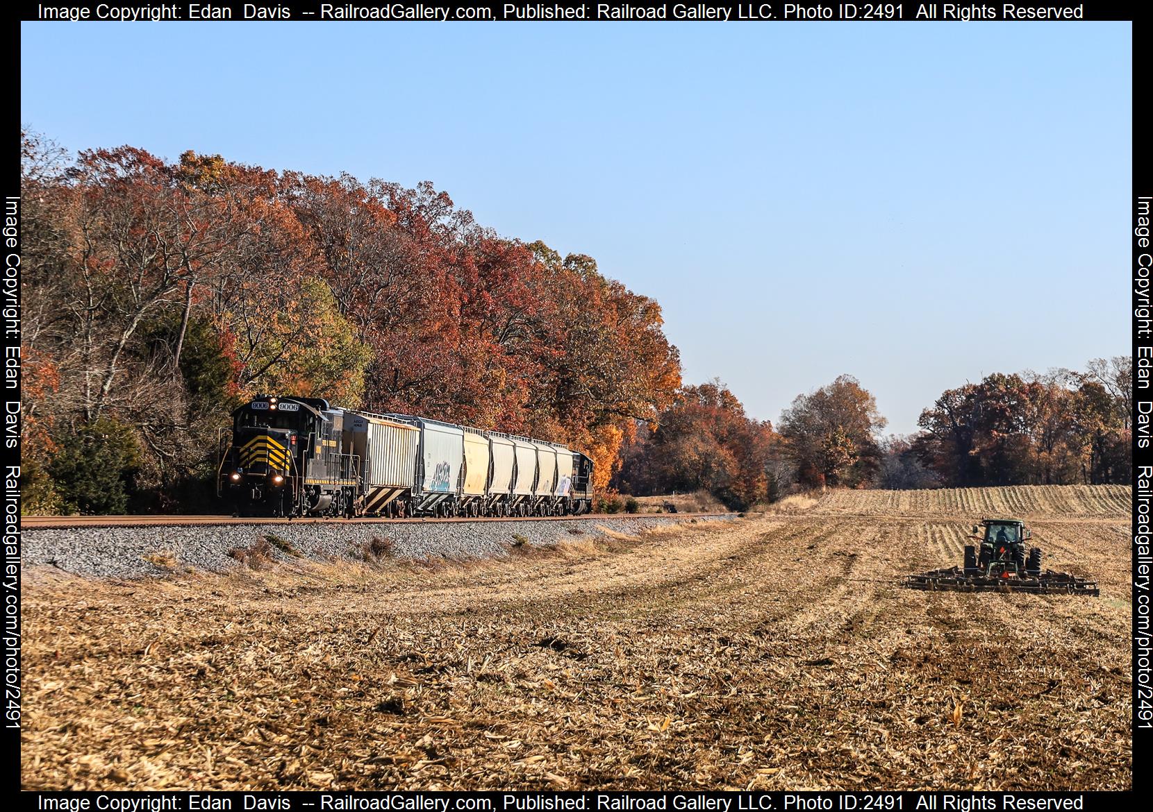 WW 9006 is a class EMD GP9 and  is pictured in Rosenhayn , New Jersey, USA.  This was taken along the CNJ Southern Division  on the Winchester and Western Railroad. Photo Copyright: Edan  Davis  uploaded to Railroad Gallery on 11/25/2023. This photograph of WW 9006 was taken on Monday, November 13, 2023. All Rights Reserved. 