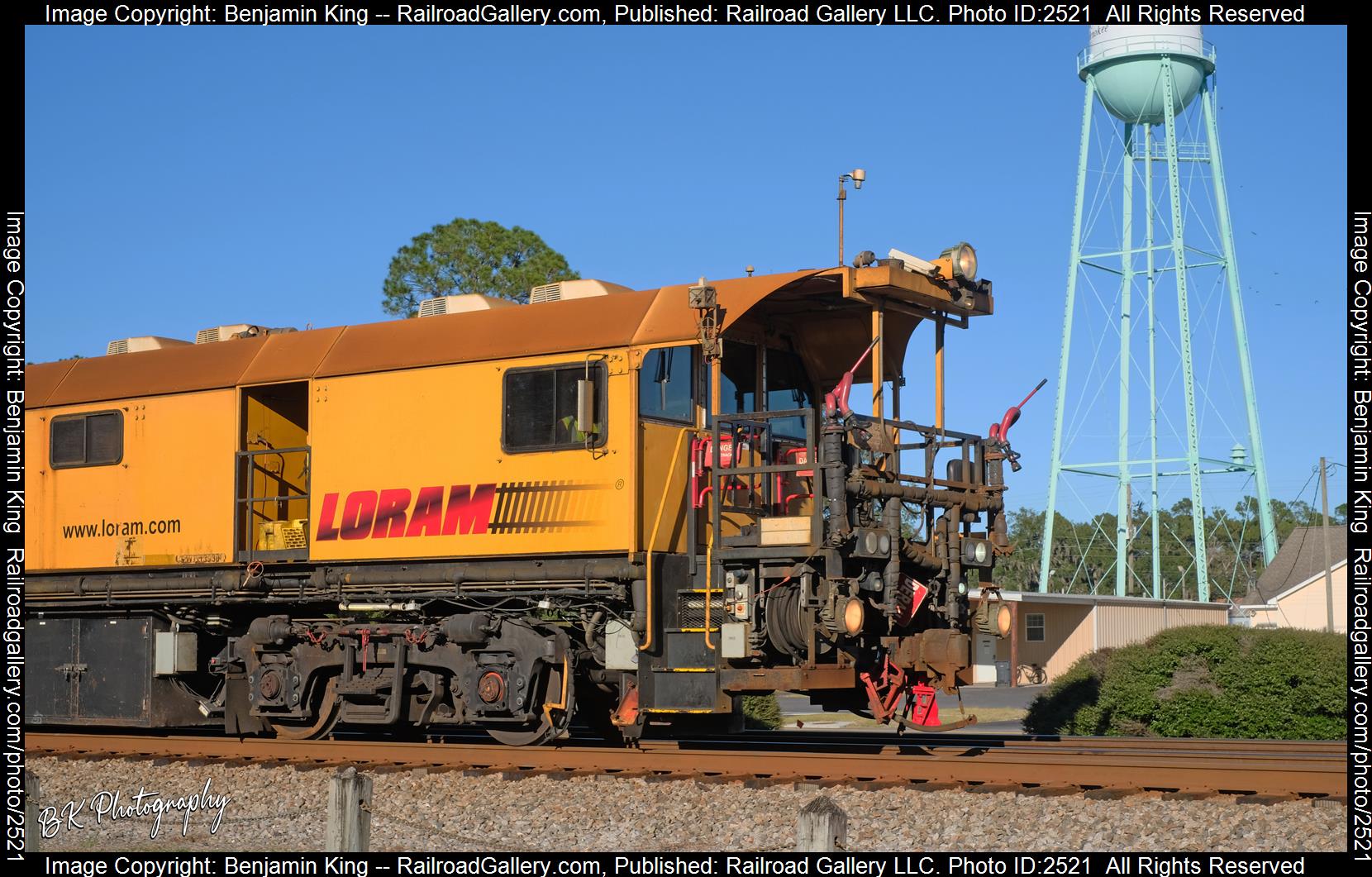 LMIX 412 is a class 6-section Rail Grinder and  is pictured in Folkston, Georgia, USA.  This was taken along the CSXT Nahunta Subdivision on the Loram Maintenance of Way Inc.. Photo Copyright: Benjamin King uploaded to Railroad Gallery on 11/29/2023. This photograph of LMIX 412 was taken on Sunday, November 07, 2021. All Rights Reserved. 