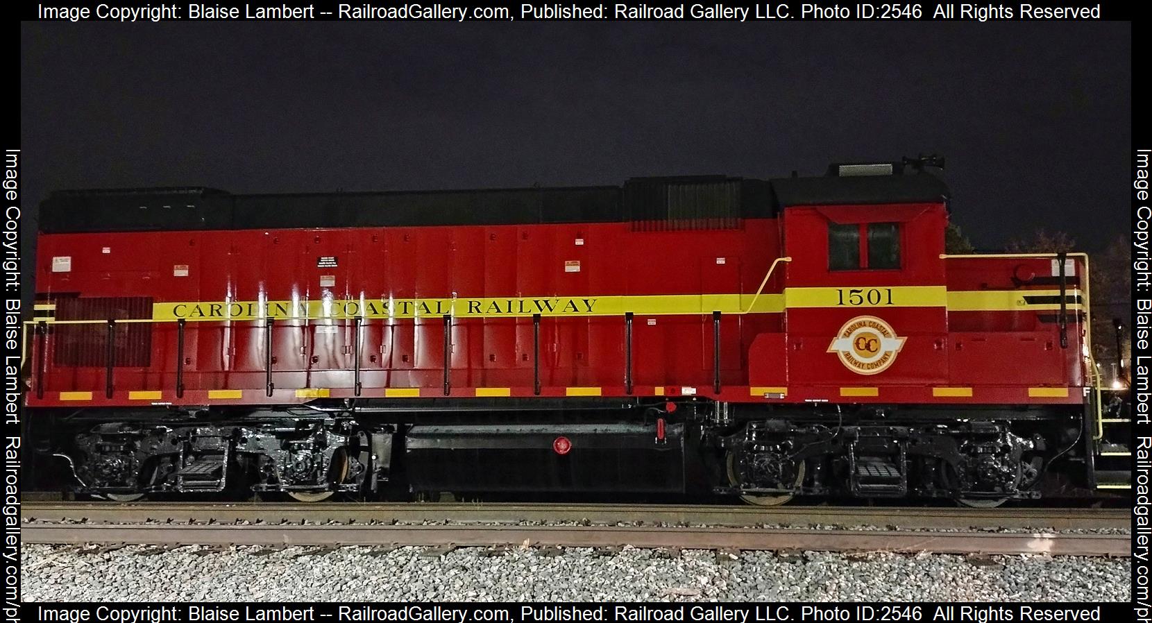 CLNA 1501 is a class EMD GP15-1 and  is pictured in Centralia, Illinois, USA.  This was taken along the NS Southern West district on the Carolina Coastal Railway. Photo Copyright: Blaise Lambert uploaded to Railroad Gallery on 12/01/2023. This photograph of CLNA 1501 was taken on Sunday, November 26, 2023. All Rights Reserved. 