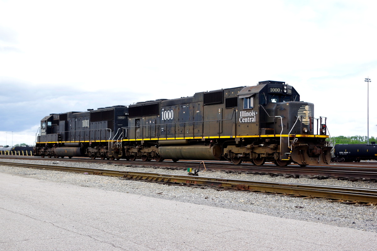 IC 1000 is a class EMD SD60 and  is pictured in Memphis, Tennessee, USA.  This was taken along the Memphis/CN on the Illinois Central Railroad. Photo Copyright: Rick Doughty uploaded to Railroad Gallery on 12/25/2023. This photograph of IC 1000 was taken on Saturday, April 25, 2020. All Rights Reserved. 