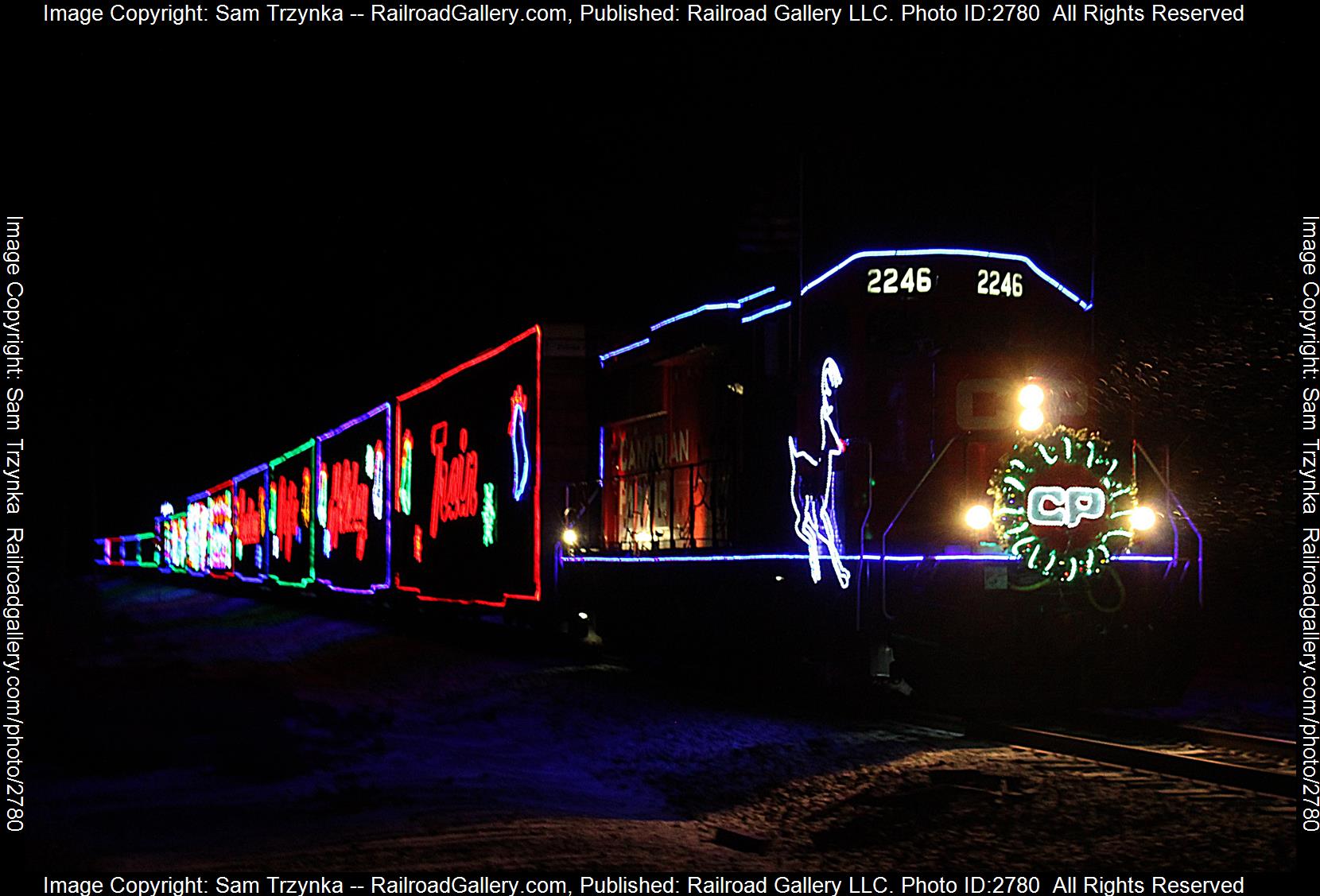 CP 2246 is a class EMD GP20C-ECO and  is pictured in Ravenna Township, Minnesota, USA.  This was taken along the CP River Subdivision on the Canadian Pacific Railway. Photo Copyright: Sam Trzynka uploaded to Railroad Gallery on 12/25/2023. This photograph of CP 2246 was taken on Saturday, December 09, 2023. All Rights Reserved. 