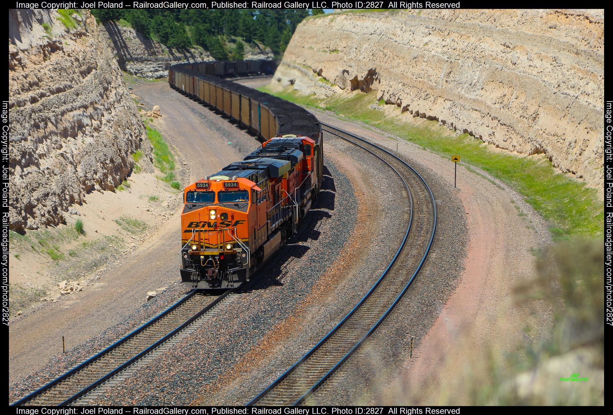 BNSF 5934 is a class GE ES44AC and  is pictured in Belmont, Nebraska, USA.  This was taken along the Butte Sub on the BNSF Railway. Photo Copyright: Joel Poland uploaded to Railroad Gallery on 12/30/2023. This photograph of BNSF 5934 was taken on Sunday, June 14, 2020. All Rights Reserved. 