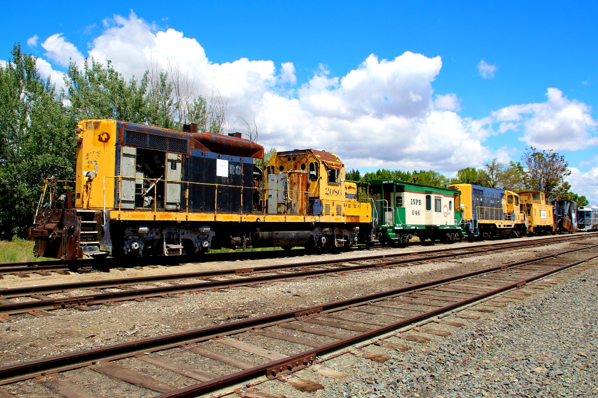 SF 2086 is a class EMD GP7 and  is pictured in Emmett, Idaho, USA.  This was taken along the Santa Fe. Photo Copyright: Rick Doughty uploaded to Railroad Gallery on 01/10/2024. This photograph of SF 2086 was taken on Wednesday, May 26, 2021. All Rights Reserved. 