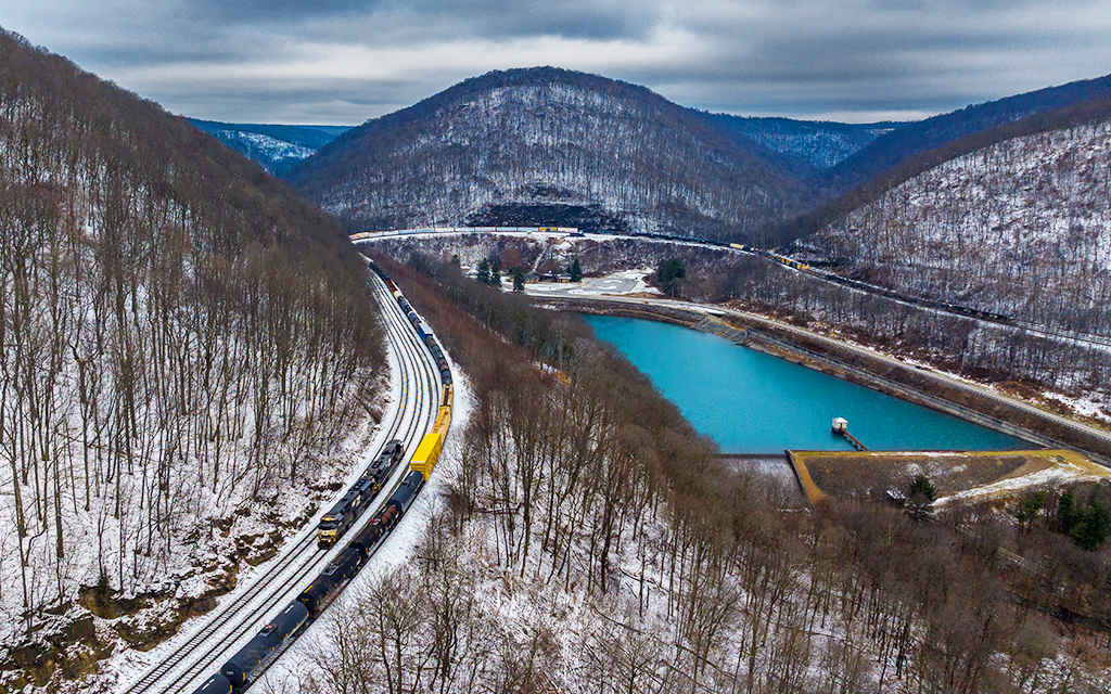 NS 7239 is a class EMD SD70ACU and  is pictured in Altoona, Pennsylvania, United States.  This was taken along the NS Pittsburgh line on the Norfolk Southern Railway. Photo Copyright: Robby Lefkowitz uploaded to Railroad Gallery on 01/11/2024. This photograph of NS 7239 was taken on Wednesday, January 03, 2024. All Rights Reserved. 