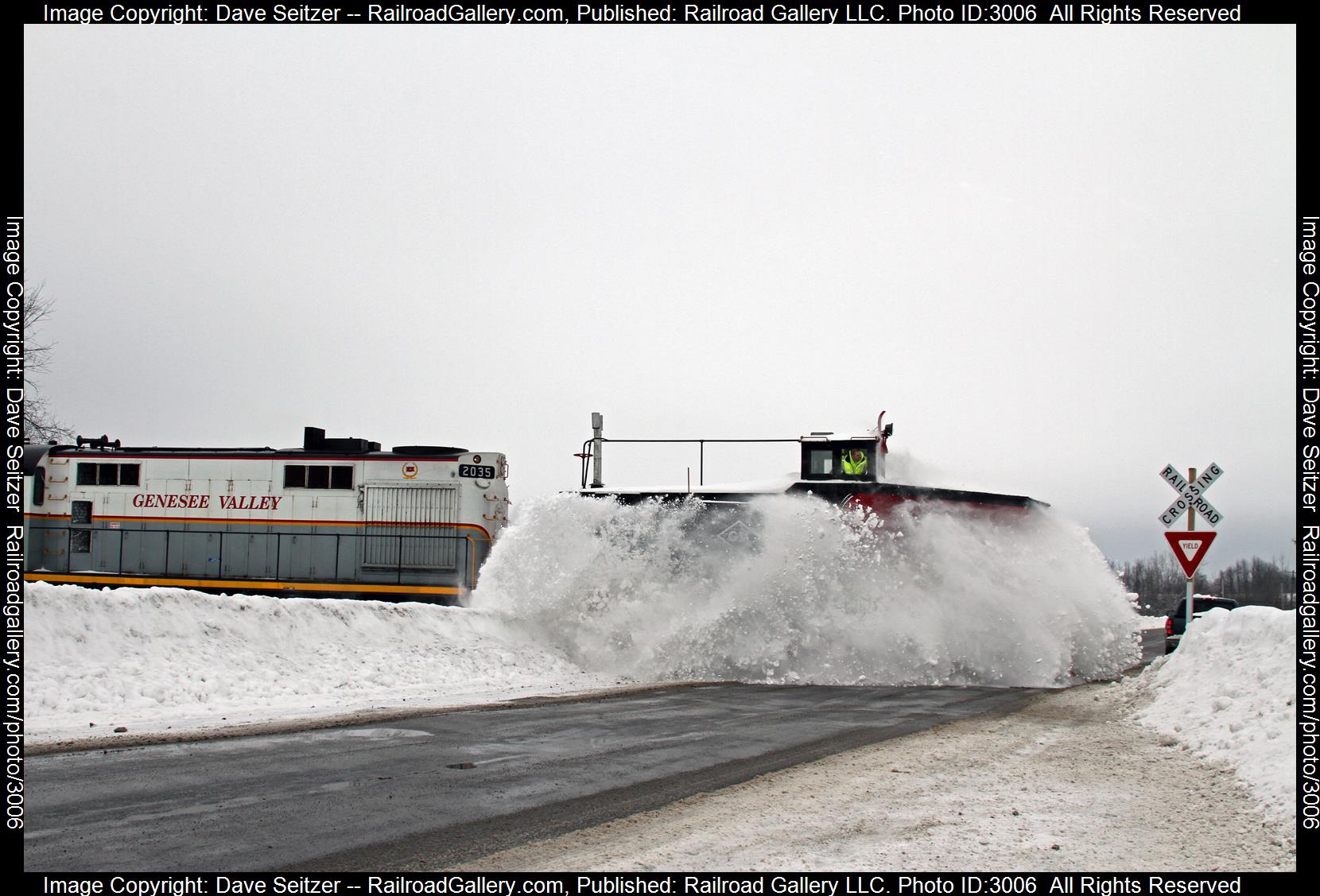 FRR 2035 is a class RS32 and  is pictured in Knowlesville, New York, United States.  This was taken along the Falls Road on the Falls Road Railroad. Photo Copyright: Dave Seitzer uploaded to Railroad Gallery on 01/20/2024. This photograph of FRR 2035 was taken on Tuesday, February 10, 2015. All Rights Reserved. 