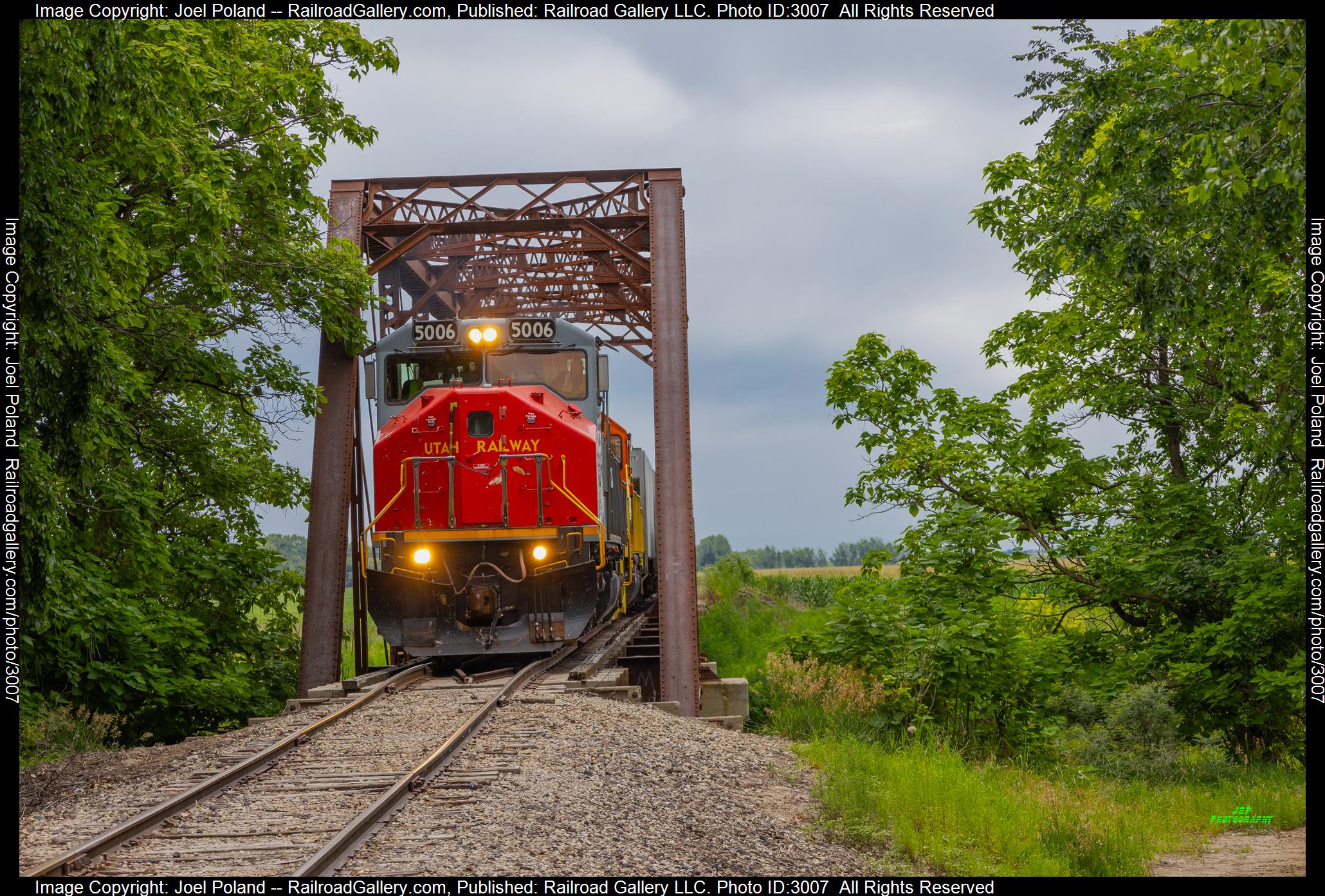 UTAH 5006 is a class MK50-3 and  is pictured in Yuma , Kansas, USA.  This was taken along the Yuma on the Kyle Railroad. Photo Copyright: Joel Poland uploaded to Railroad Gallery on 01/21/2024. This photograph of UTAH 5006 was taken on Saturday, July 08, 2023. All Rights Reserved. 