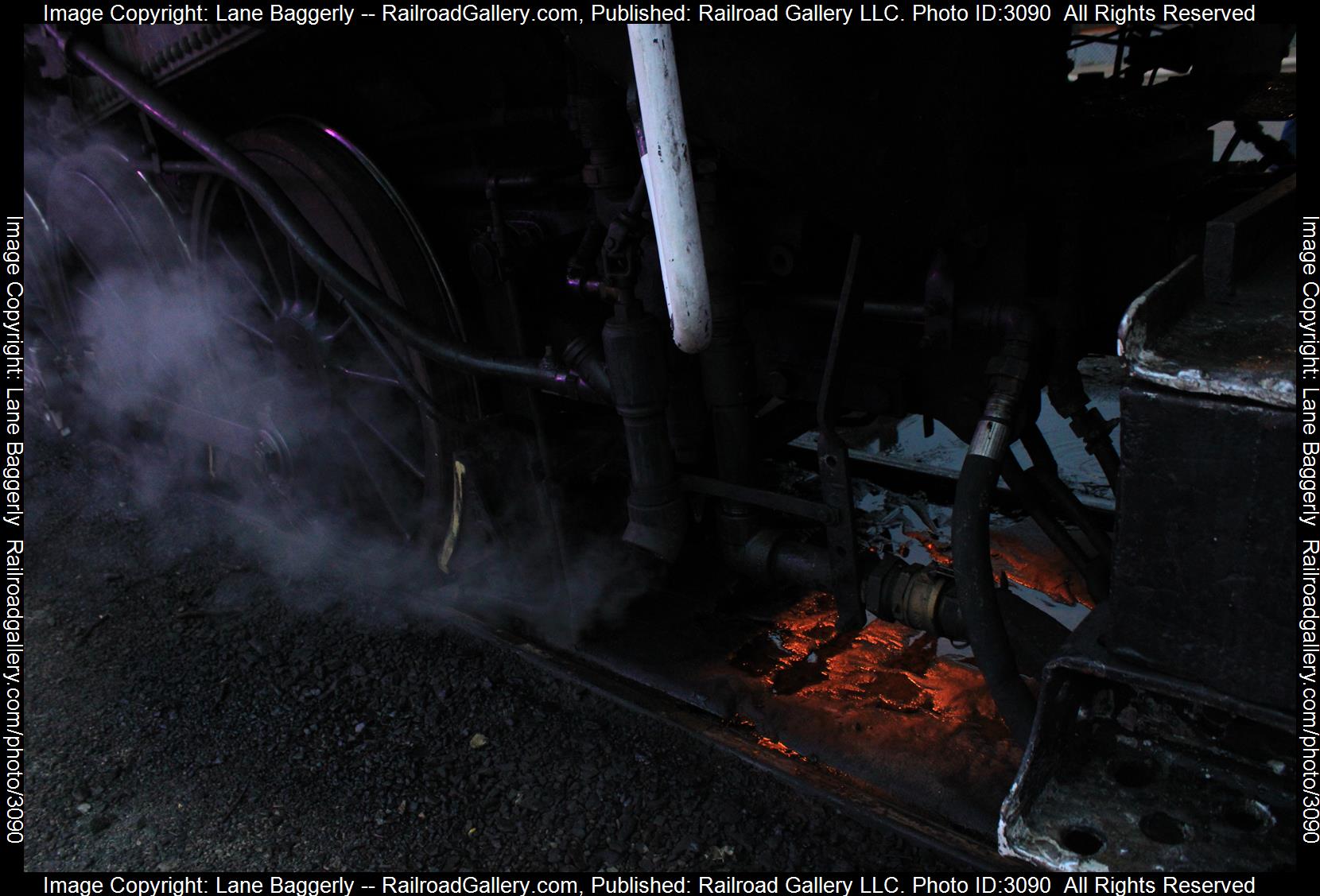 GSMR 1702 is a class 2-8-0 and  is pictured in Bryson City, North Carolina, United States.  This was taken along the Murphy Branch on the Great Smoky Mountain Railroad. Photo Copyright: Lane Baggerly uploaded to Railroad Gallery on 02/06/2024. This photograph of GSMR 1702 was taken on Friday, December 31, 2021. All Rights Reserved. 