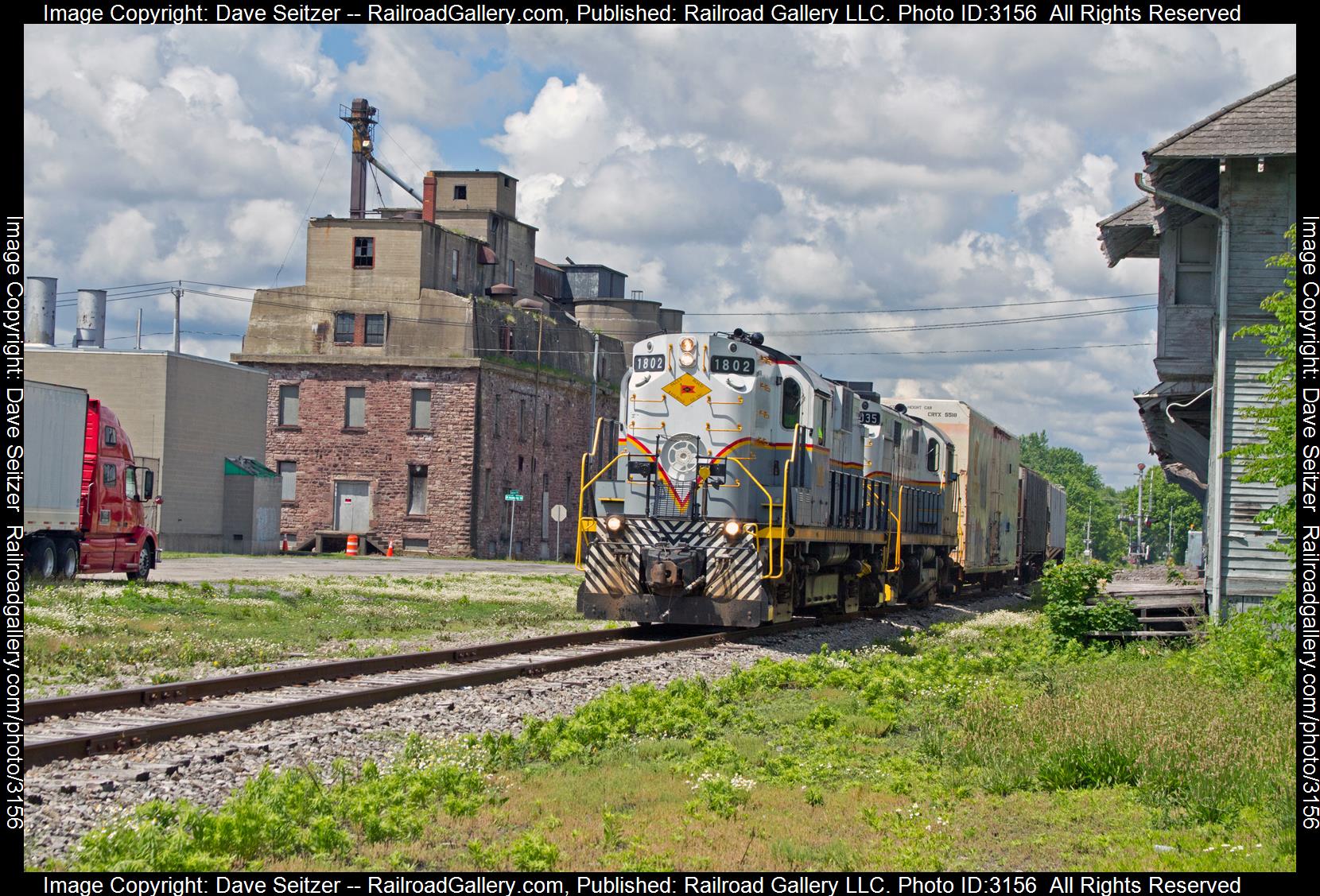 FRR 1802 GVT 2035 is a class RS11 RS32 and  is pictured in Albion, New York, United States.  This was taken along the Falls Road on the Falls Road Railroad. Photo Copyright: Dave Seitzer uploaded to Railroad Gallery on 02/24/2024. This photograph of FRR 1802 GVT 2035 was taken on Wednesday, June 08, 2022. All Rights Reserved. 