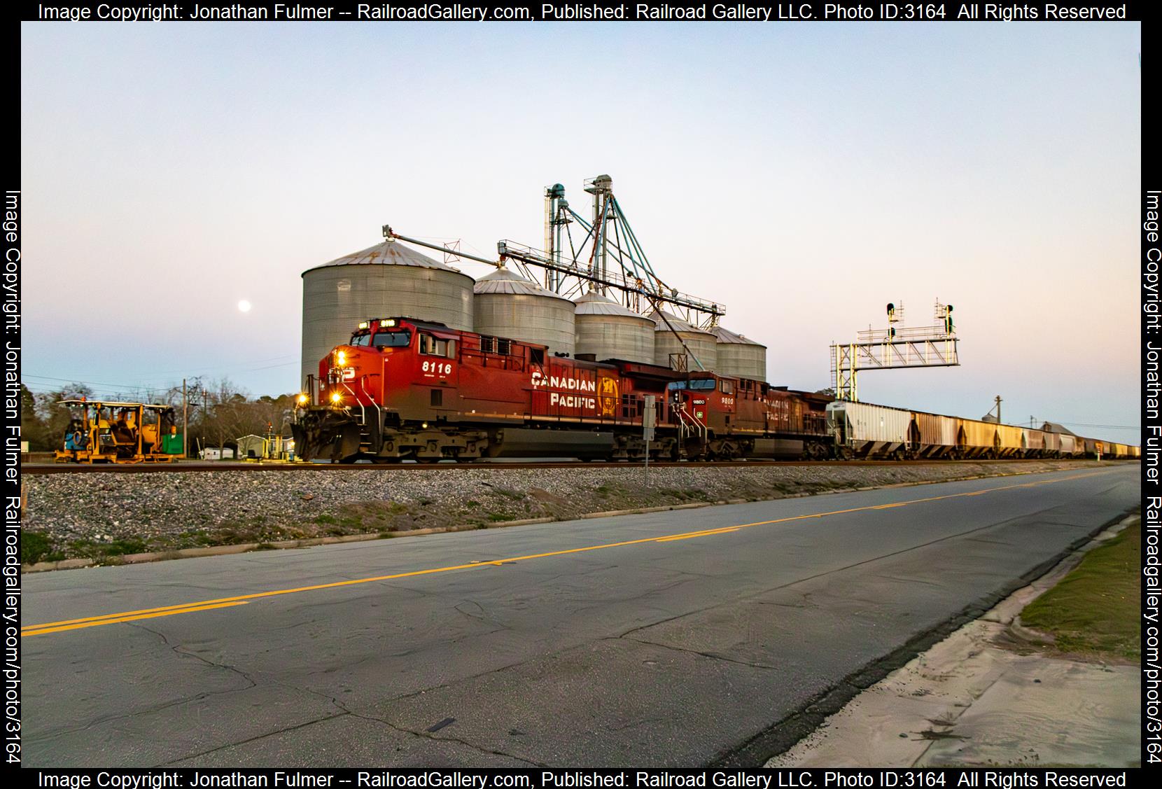 CP 8116 is a class GE AC4400CWM and  is pictured in Rebecca, Georgia, United States.  This was taken along the CSX Fitzgerald Sub on the Canadian Pacific Railway. Photo Copyright: Jonathan Fulmer uploaded to Railroad Gallery on 02/29/2024. This photograph of CP 8116 was taken on Saturday, February 24, 2024. All Rights Reserved. 