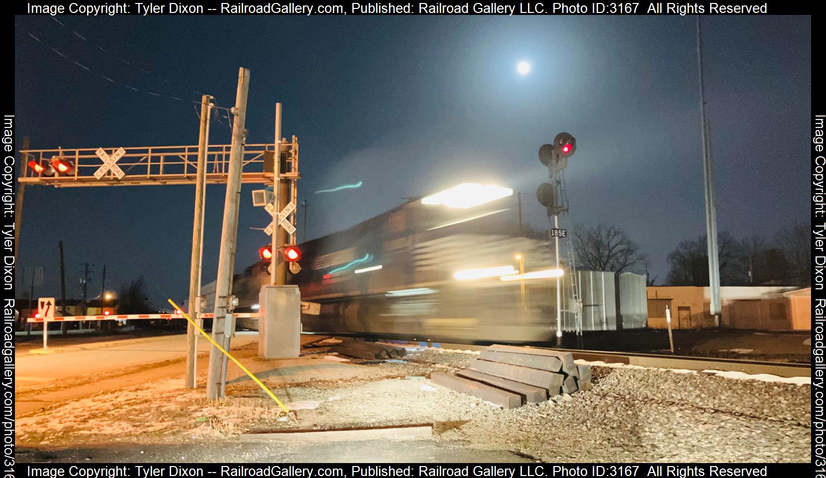 NS 3636 is a class GE ET44AC and  is pictured in Springfield, OH, United States.  This was taken along the Dayton District on the Norfolk Southern. Photo Copyright: Tyler Dixon uploaded to Railroad Gallery on 02/29/2024. This photograph of NS 3636 was taken on Saturday, February 24, 2024. All Rights Reserved. 