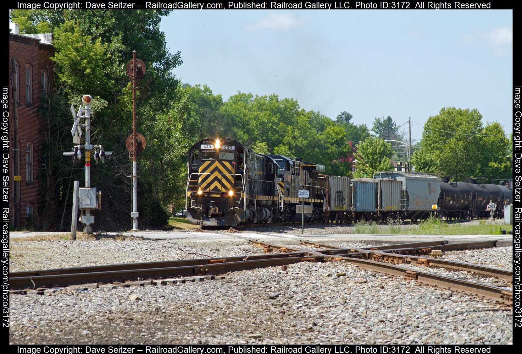 WNYP 430 WNYP 435 WNYP 6003 is a class C430 C424 AC60CW and  is pictured in Corry, Pennsylvania, United States.  This was taken along the Southern Tier on the Western New York and Pennsylvania Railroad. Photo Copyright: Dave Seitzer uploaded to Railroad Gallery on 03/03/2024. This photograph of WNYP 430 WNYP 435 WNYP 6003 was taken on Tuesday, July 19, 2022. All Rights Reserved. 