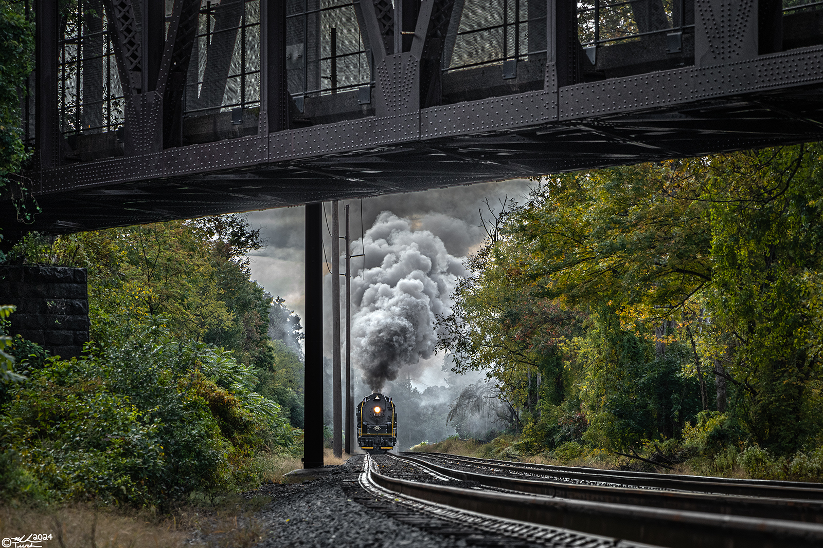 RDG 2102 is a class T-1 and  is pictured in Hamburg, Pennsylvania, USA.  This was taken along the Hamburg on the Reading Company. Photo Copyright: Mark Turkovich uploaded to Railroad Gallery on 04/01/2024. This photograph of RDG 2102 was taken on Saturday, October 01, 2022. All Rights Reserved. 