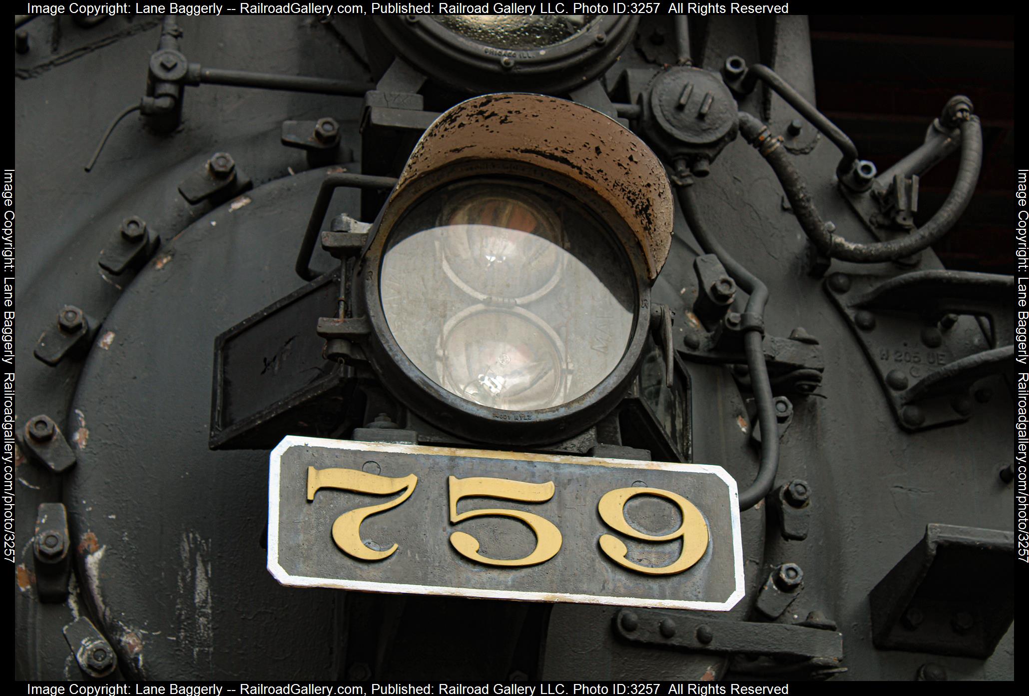 NKP 759 is a class 2-8-4 and  is pictured in Scranton, Pennsylvania, United States.  This was taken along the Steamtown on the Nickel Plate Road. Photo Copyright: Lane Baggerly uploaded to Railroad Gallery on 04/04/2024. This photograph of NKP 759 was taken on Thursday, September 16, 2021. All Rights Reserved. 