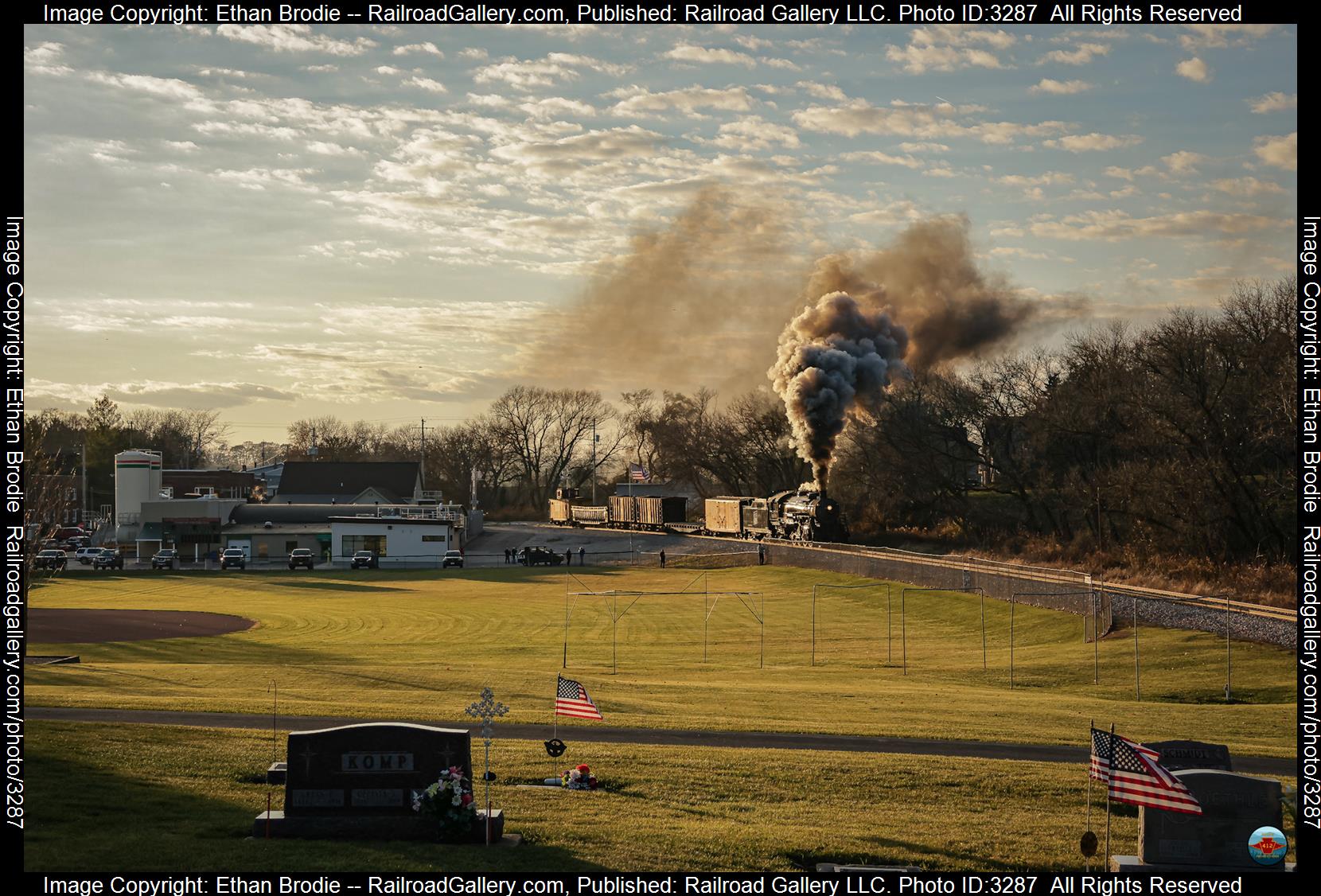 1003 Soo Line Railroad 2-8-2 - in Rubicon, Wisconsin by E...