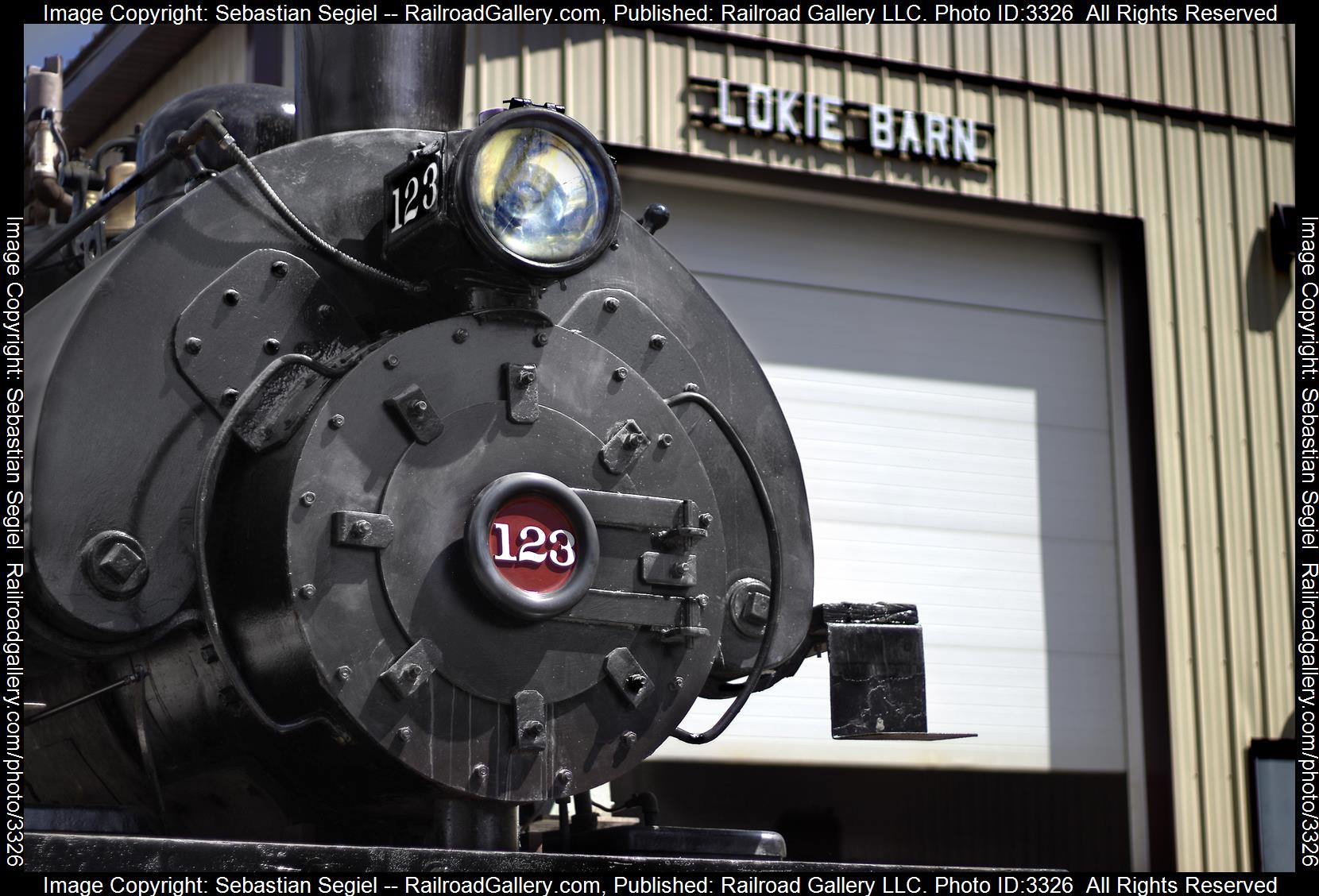 123 is a class 0-4-0 and  is pictured in Ashland, Pennsylvania, United States.  This was taken along the Pioneer Tunnel on the Pioneer Tunnel Coal Mine. Photo Copyright: Sebastian Segiel uploaded to Railroad Gallery on 04/25/2024. This photograph of 123 was taken on Saturday, April 20, 2024. All Rights Reserved. 