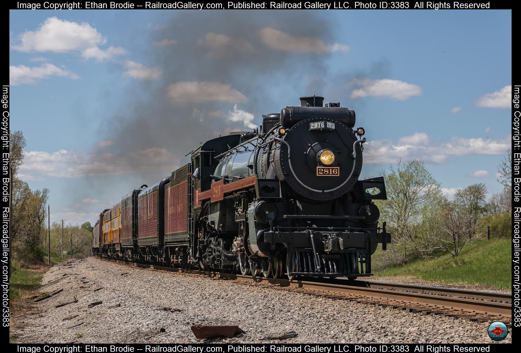 2816 is a class 4-6-4 and  is pictured in Oakdale, Wisconsin, United States.  This was taken along the N/A on the Canadian Pacific Railway. Photo Copyright: Ethan Brodie uploaded to Railroad Gallery on 05/13/2024. This photograph of 2816 was taken on Sunday, May 05, 2024. All Rights Reserved. 