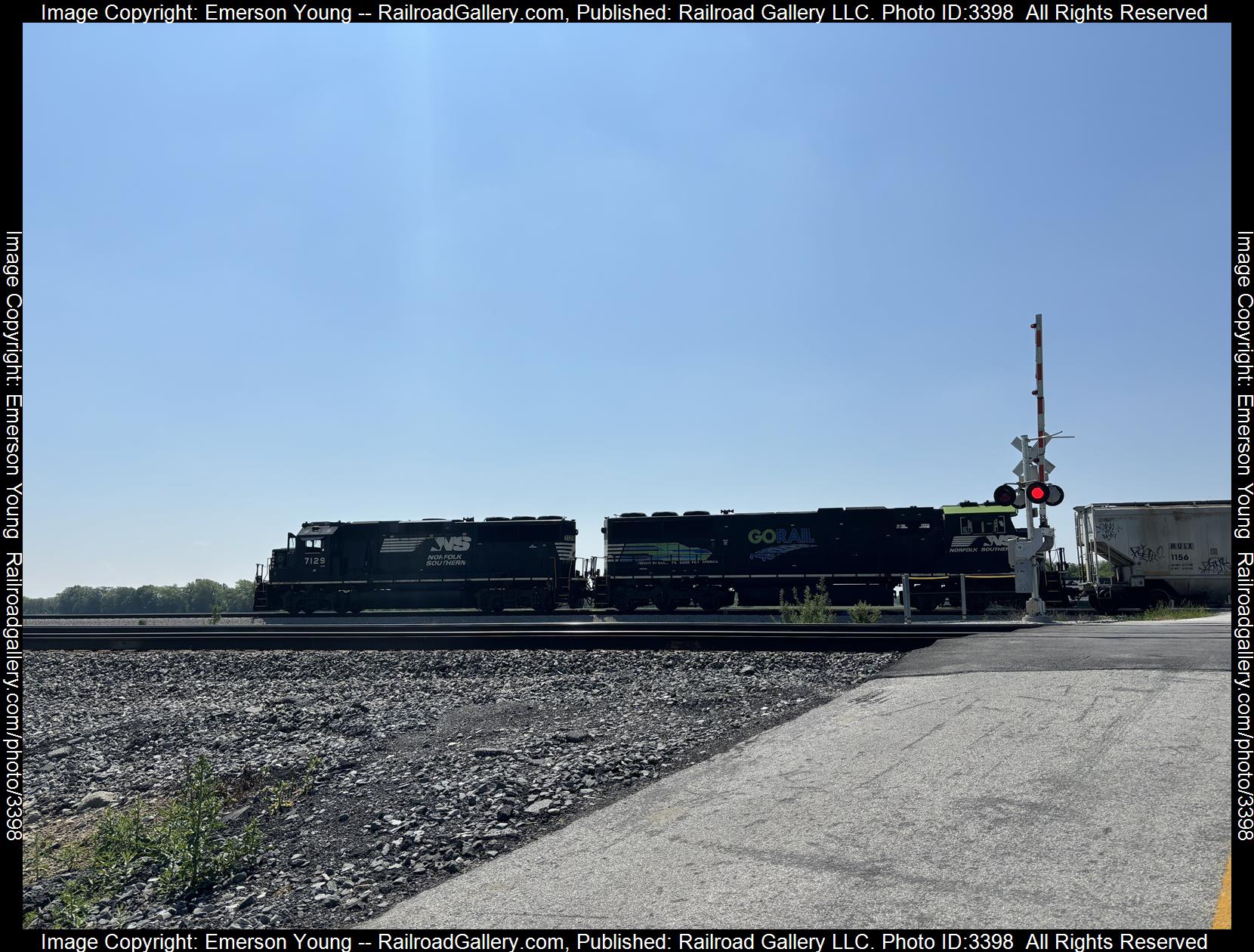 NS 6963 is a class SD60E and  is pictured in Fostoria , Ohio, USA.  This was taken along the Fostoria District  on the Norfolk Southern. Photo Copyright: Emerson Young uploaded to Railroad Gallery on 05/19/2024. This photograph of NS 6963 was taken on Saturday, May 18, 2024. All Rights Reserved. 