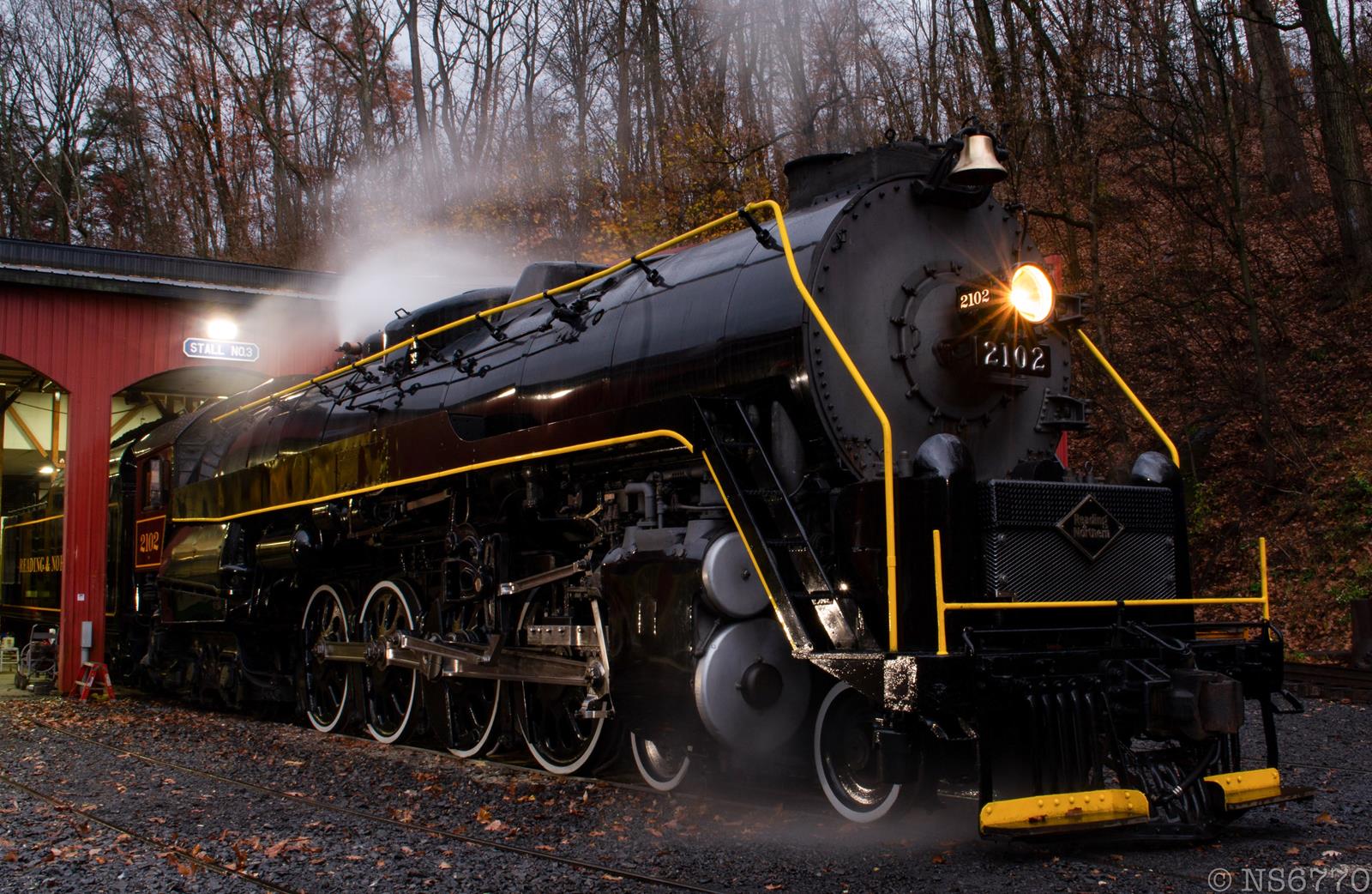 RBMN 2102 is a class T1 and  is pictured in Port Clinton, Pennsylvania, USA.  This was taken along the Reading Div on the Reading Blue Mountain and Northern Railroad. Photo Copyright: Jason Jay uploaded to Railroad Gallery on 11/11/2022. This photograph of RBMN 2102 was taken on Sunday, November 06, 2022. All Rights Reserved. 