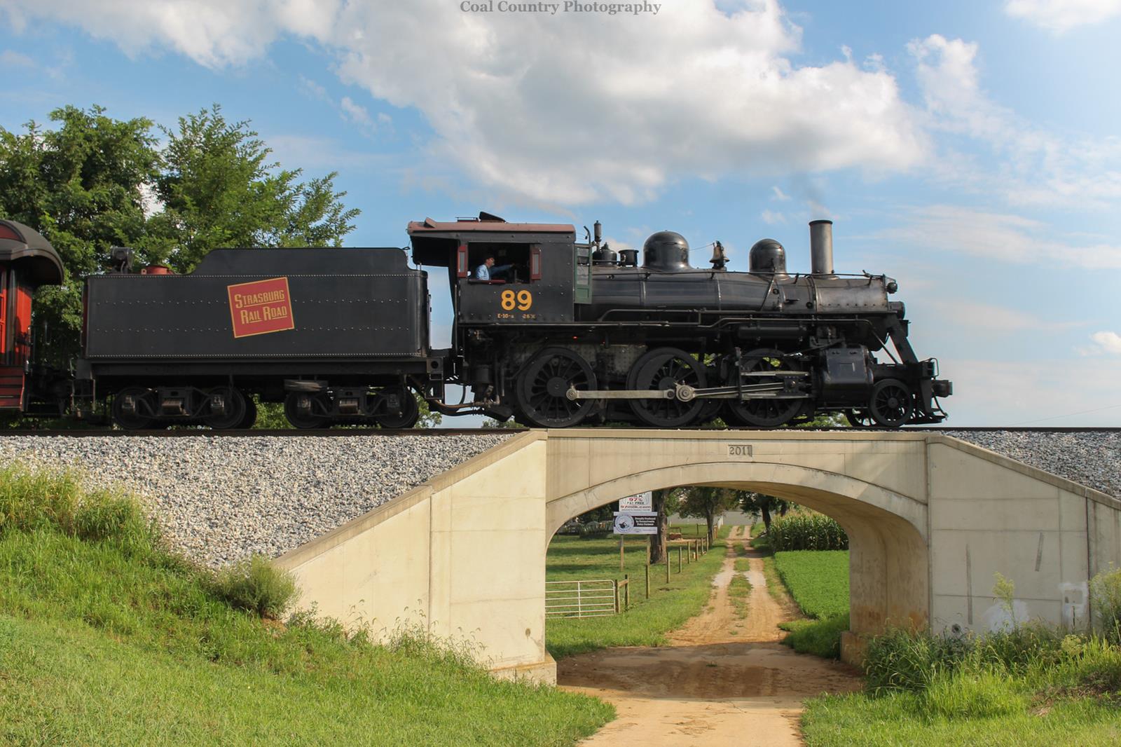 CN 89 is a class 2-6-0 and  is pictured in Strasburg , Pennsylvania, USA.  This was taken along the Strasburg on the Strasburg Rail Road. Photo Copyright: Jake Nalaschi uploaded to Railroad Gallery on 12/07/2022. This photograph of CN 89 was taken on Saturday, August 27, 2022. All Rights Reserved. 