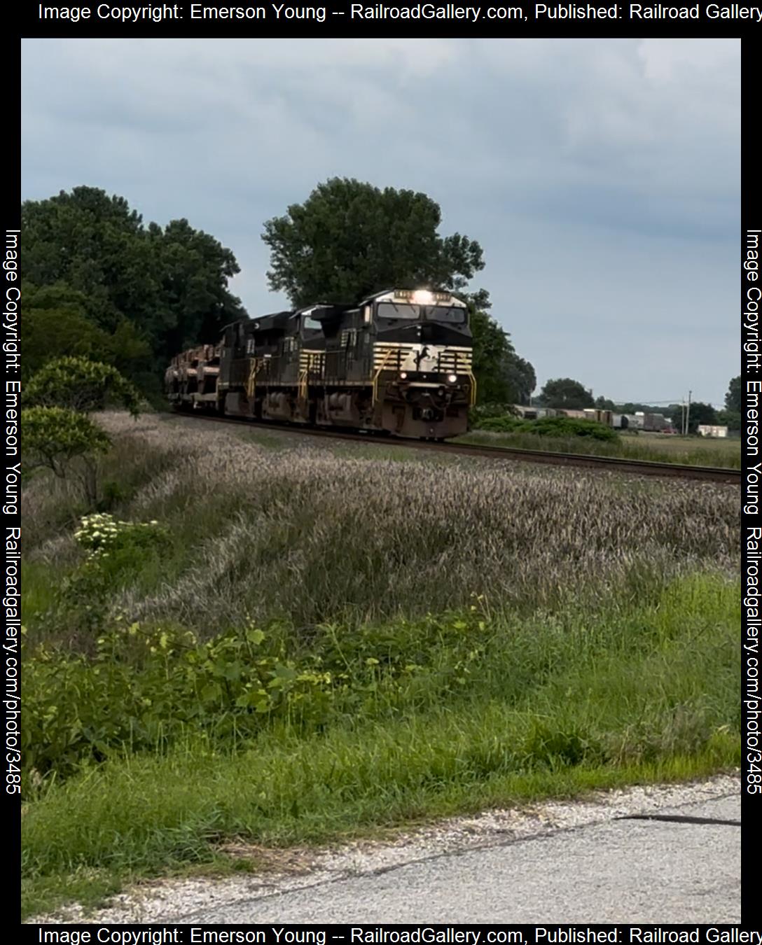 NS 4198 is a class AC44c6m and  is pictured in Clyde , Ohio, USA.  This was taken along the Fostoria District  on the Norfolk Southern. Photo Copyright: Emerson Young uploaded to Railroad Gallery on 06/04/2024. This photograph of NS 4198 was taken on Tuesday, June 04, 2024. All Rights Reserved. 