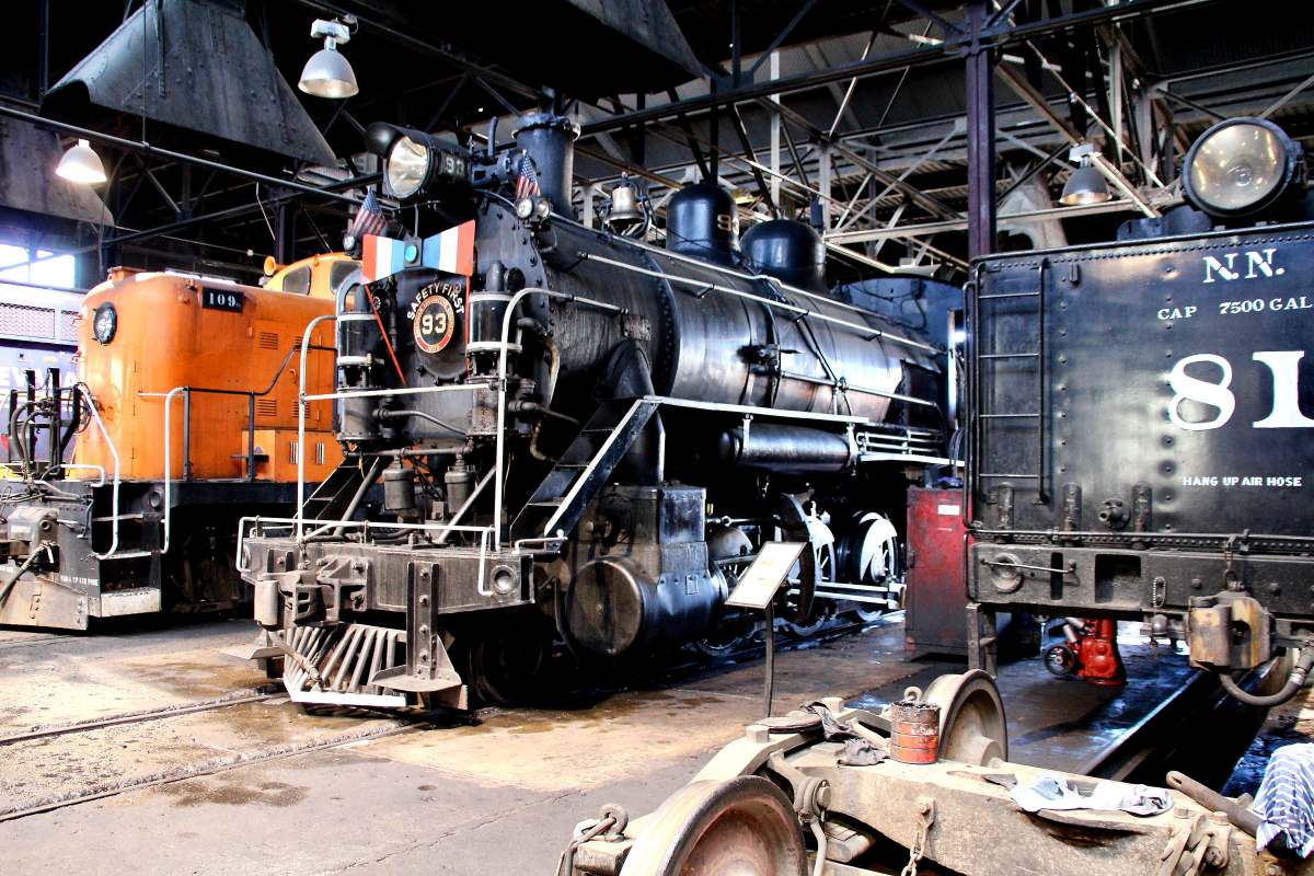 NN 93 is a class 2-8-0 and  is pictured in Ely, Nevada, USA.  This was taken along the Nevada Northern. Photo Copyright: Rick Doughty uploaded to Railroad Gallery on 06/10/2024. This photograph of NN 93 was taken on Wednesday, June 05, 2024. All Rights Reserved. 