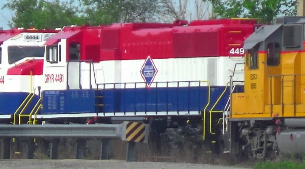 GRYR 4491 is a class EMD SD70M and  is pictured in Centralia, Illinois, USA.  This was taken along the CN Centralia subdivision on the Grenada Railway. Photo Copyright: Blaise Lambert uploaded to Railroad Gallery on 06/21/2024. This photograph of GRYR 4491 was taken on Wednesday, May 08, 2024. All Rights Reserved. 