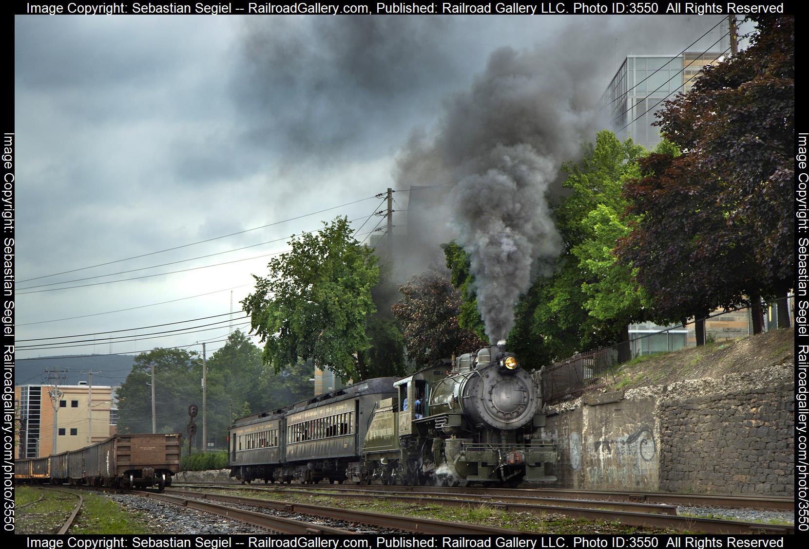 26 is a class 0-6-0 and  is pictured in Scranton, Pennsylvania, United States.  This was taken along the Pocono Mainline on the Steamtown NHS. Photo Copyright: Sebastian Segiel uploaded to Railroad Gallery on 06/30/2024. This photograph of 26 was taken on Saturday, June 29, 2024. All Rights Reserved. 