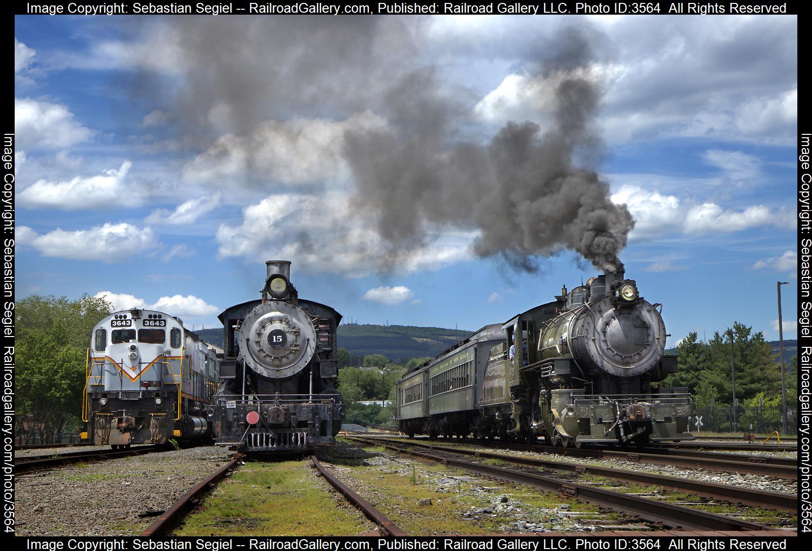 26 is a class 0-6-0 and  is pictured in Scranton, Pennsylvania, United States.  This was taken along the Steamtown on the Steamtown NHS. Photo Copyright: Sebastian Segiel uploaded to Railroad Gallery on 07/08/2024. This photograph of 26 was taken on Sunday, July 07, 2024. All Rights Reserved. 