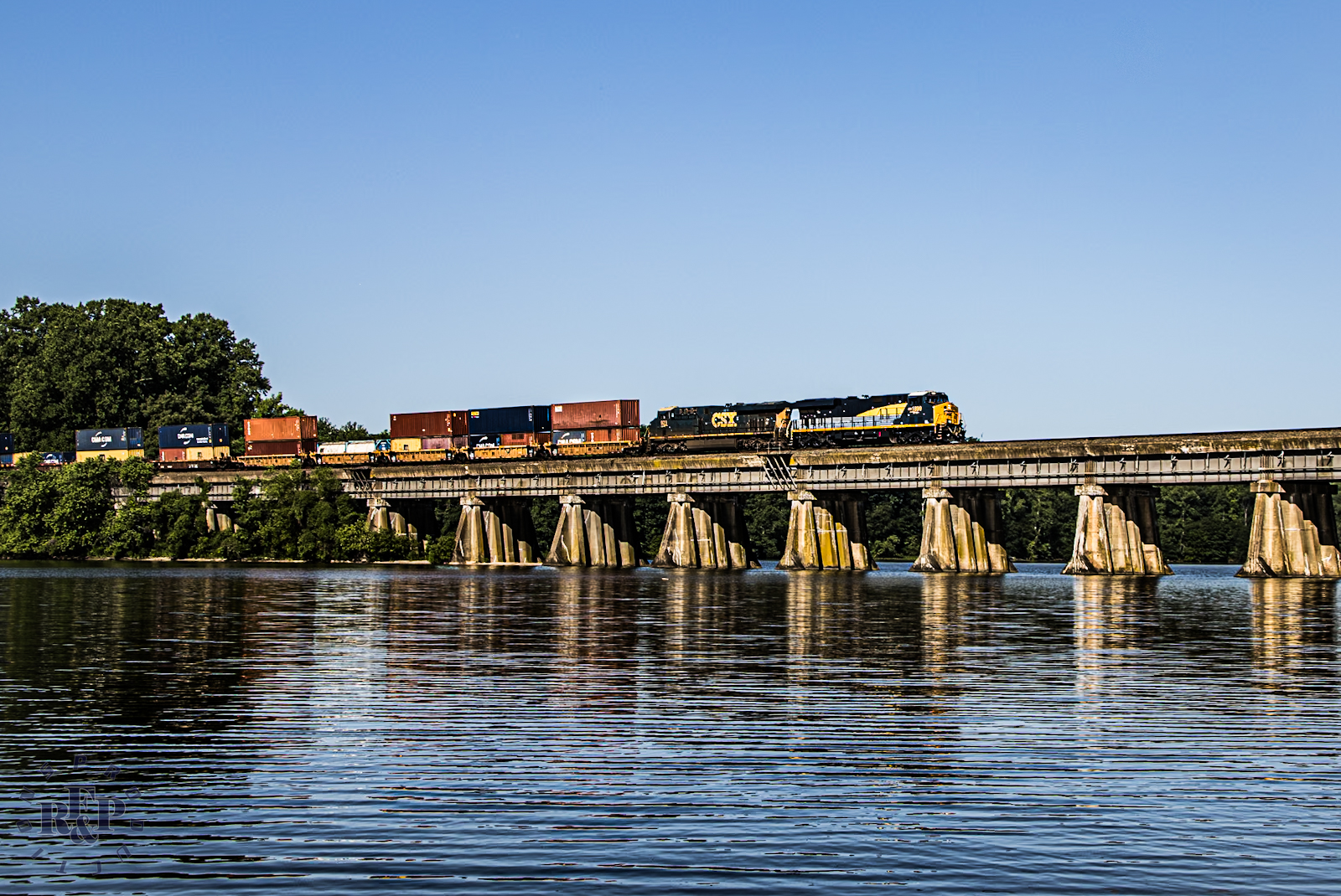 CSXT 1899 is a class GE ES44AH and  is pictured in Woodbridge, Virginia, USA.  This was taken along the RF&P Subdivision on the CSX Transportation. Photo Copyright: RF&P Productions uploaded to Railroad Gallery on 08/03/2024. This photograph of CSXT 1899 was taken on Friday, June 07, 2024. All Rights Reserved. 