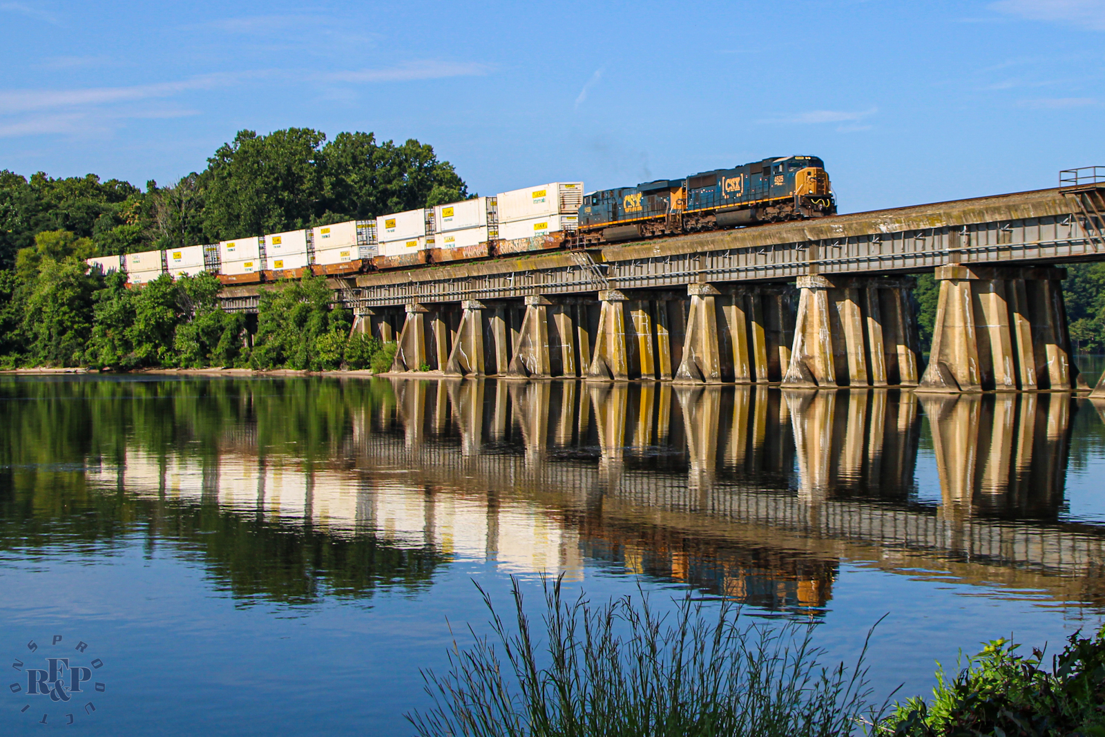 CSXT 4525 is a class EMD SD70AC and  is pictured in Woodbridge, Virginia, USA.  This was taken along the RF&P Subdivision on the CSX Transportation. Photo Copyright: RF&P Productions uploaded to Railroad Gallery on 08/06/2024. This photograph of CSXT 4525 was taken on Friday, August 02, 2024. All Rights Reserved. 