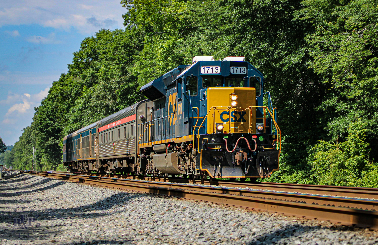 CSXT 1713 is a class EMD SD23T4 and  is pictured in Arkendale, Virginia, USA.  This was taken along the RF&P Subdivision on the CSX Transportation. Photo Copyright: RF&P Productions uploaded to Railroad Gallery on 08/08/2024. This photograph of CSXT 1713 was taken on Tuesday, June 04, 2024. All Rights Reserved. 