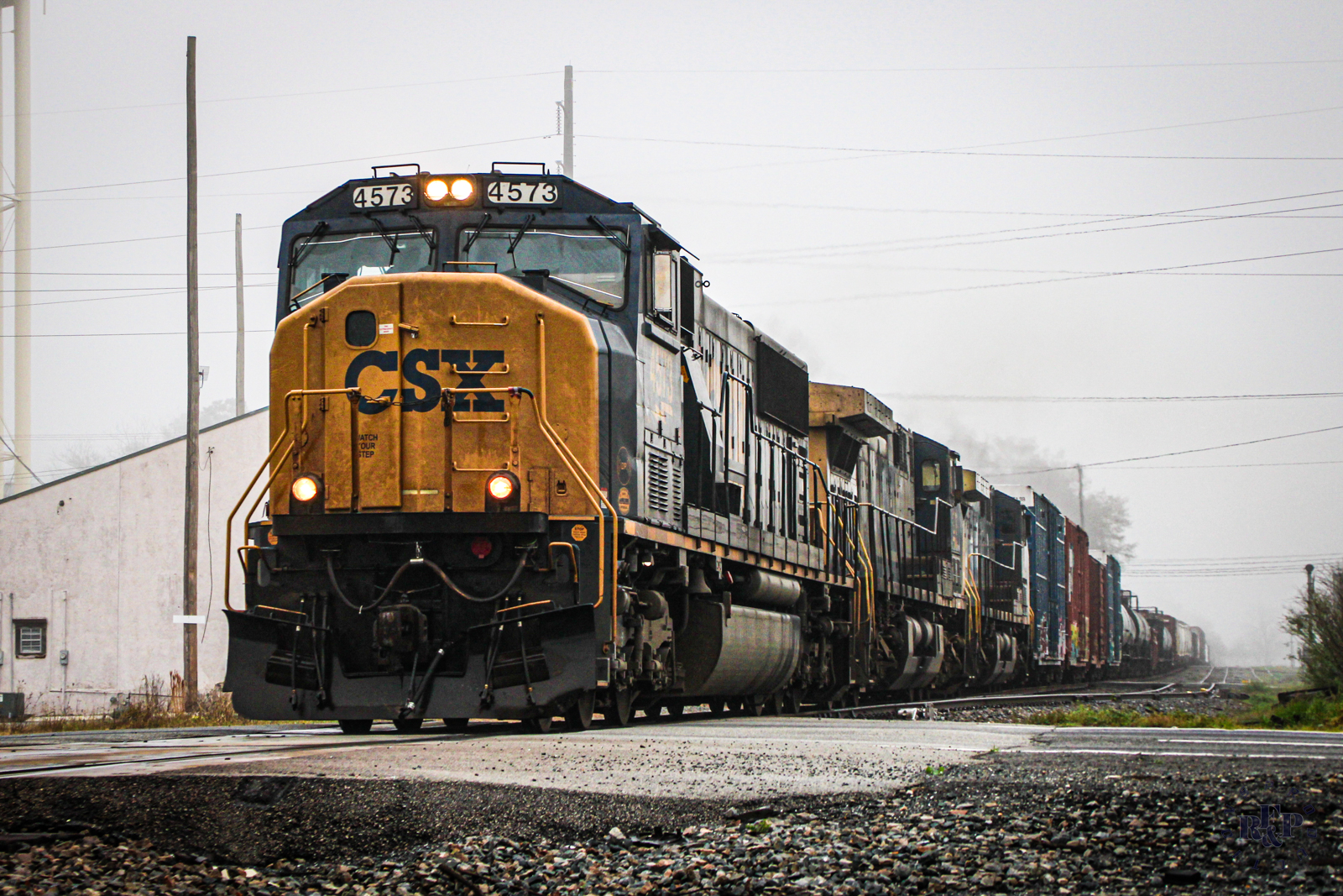 CSXT 4573 is a class EMD SD70AC and  is pictured in Douglas, Georgia, USA.  This was taken along the Fitzgerald Subdivision on the CSX Transportation. Photo Copyright: RF&P Productions uploaded to Railroad Gallery on 08/14/2024. This photograph of CSXT 4573 was taken on Saturday, March 02, 2024. All Rights Reserved. 