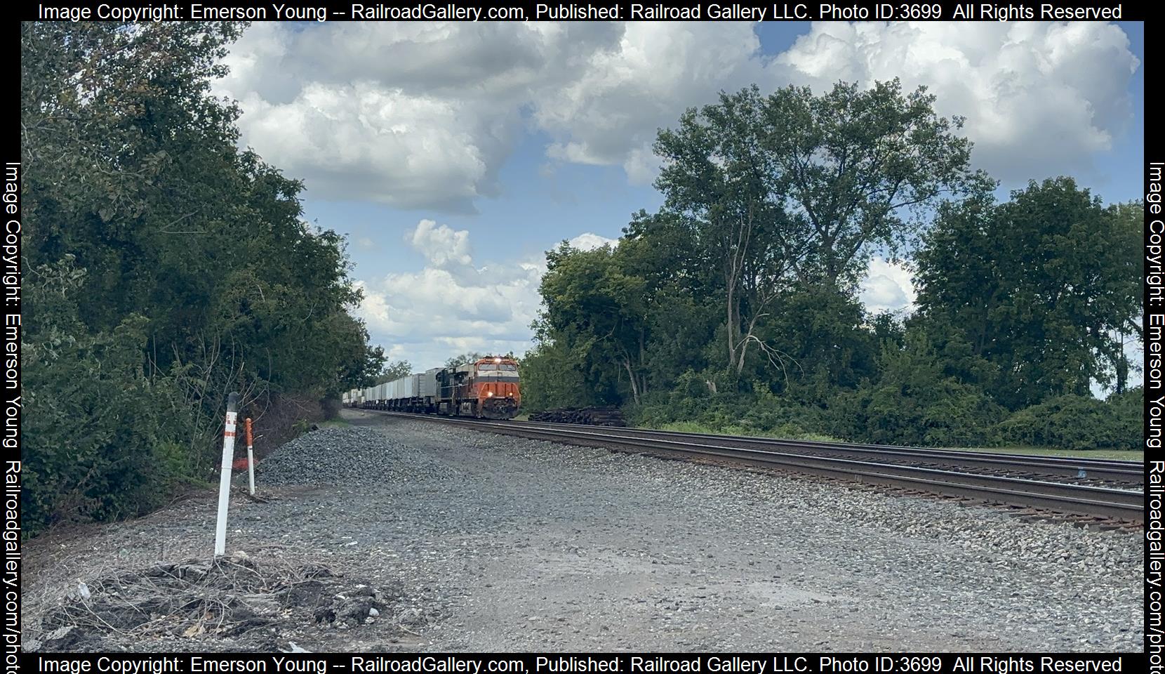 8105 is a class ES44AC and  is pictured in Sandusky , Ohio, USA.  This was taken along the Chicago Line  on the Norfolk Southern. Photo Copyright: Emerson Young uploaded to Railroad Gallery on 08/20/2024. This photograph of 8105 was taken on Tuesday, August 20, 2024. All Rights Reserved. 