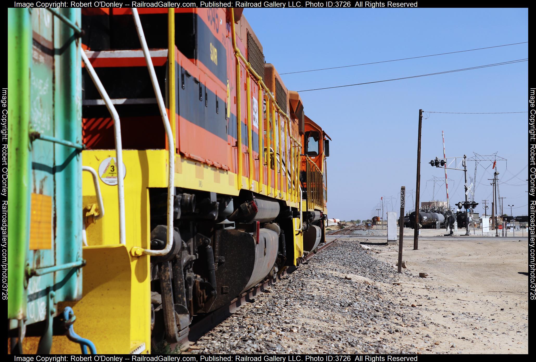 3545, 2126 is a class GP38-2  and  is pictured in Bakersfield , California, USA.  This was taken along the Kern County  on the San Joaquin Valley Railroad. Photo Copyright: Robert O'Donley uploaded to Railroad Gallery on 08/25/2024. This photograph of 3545, 2126 was taken on Wednesday, August 21, 2024. All Rights Reserved. 