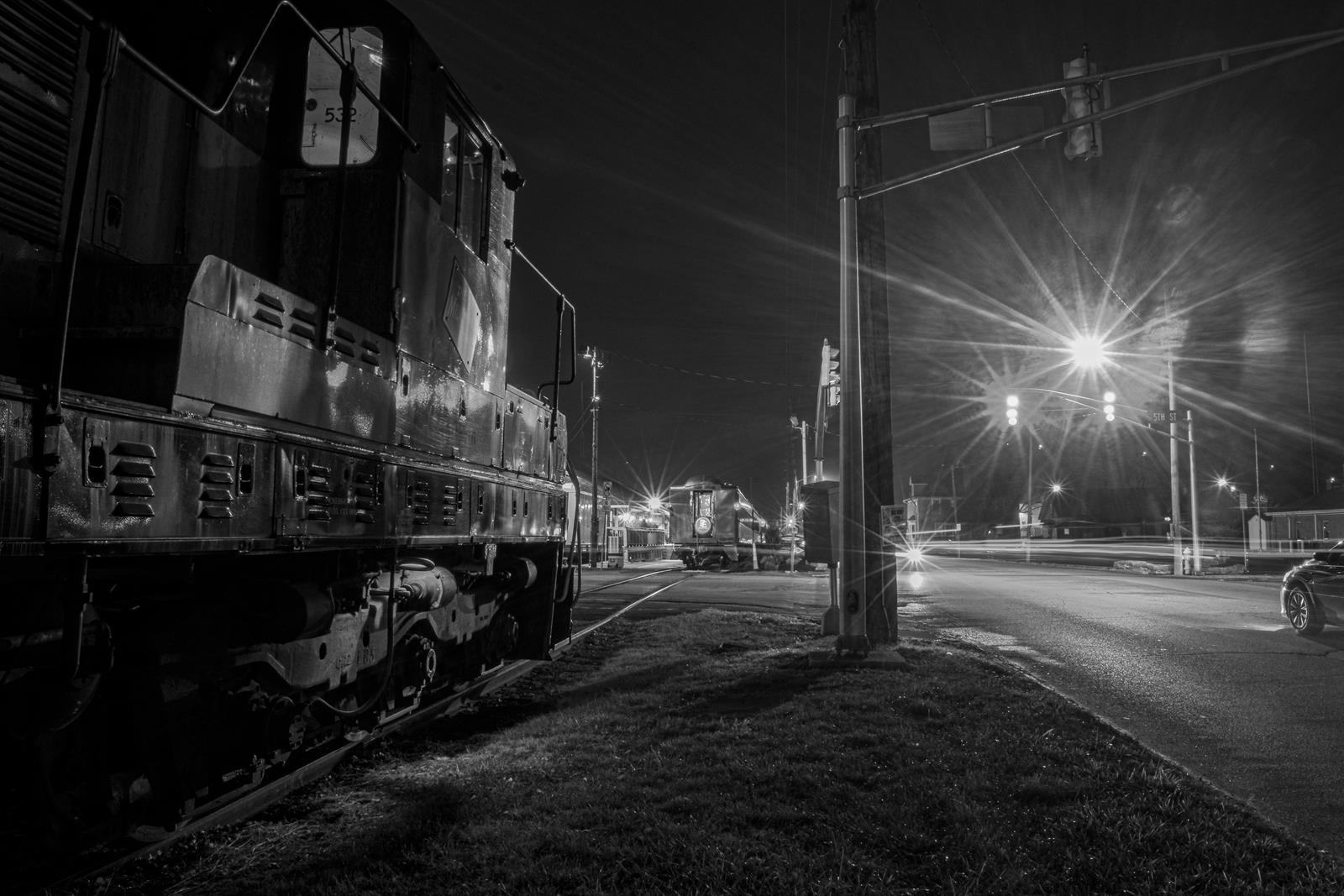 MILW 532 is a class EMD SD10 and  is pictured in Connersville, Indiana, United States.  This was taken along the Whitewater Valle Canal Branch on the Whitewater Valley Scenic Railroad. Photo Copyright: Reed Hamilton uploaded to Railroad Gallery on 12/10/2022. This photograph of MILW 532 was taken on Saturday, December 10, 2022. All Rights Reserved. 