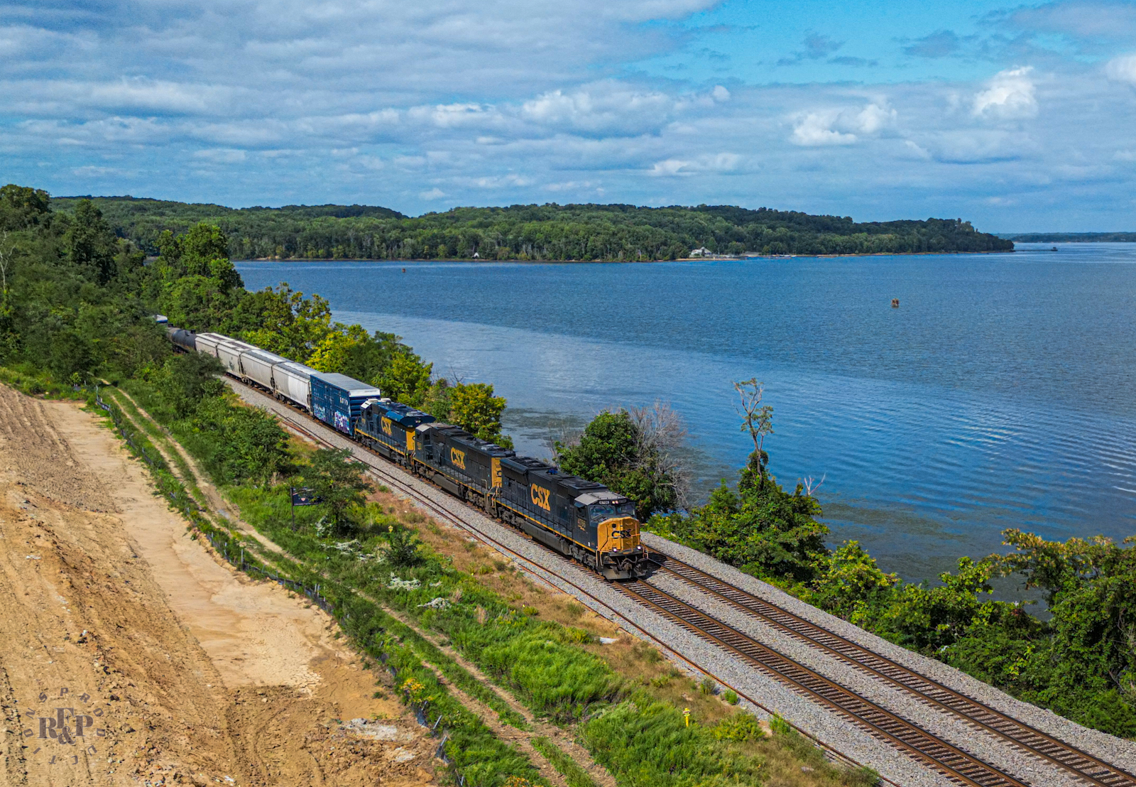 CSXT 4766 is a class EMD SD70AC and  is pictured in Dumfries, Virginia, USA.  This was taken along the RF&P Subdivision on the CSX Transportation. Photo Copyright: RF&P Productions uploaded to Railroad Gallery on 09/06/2024. This photograph of CSXT 4766 was taken on Friday, September 06, 2024. All Rights Reserved. 