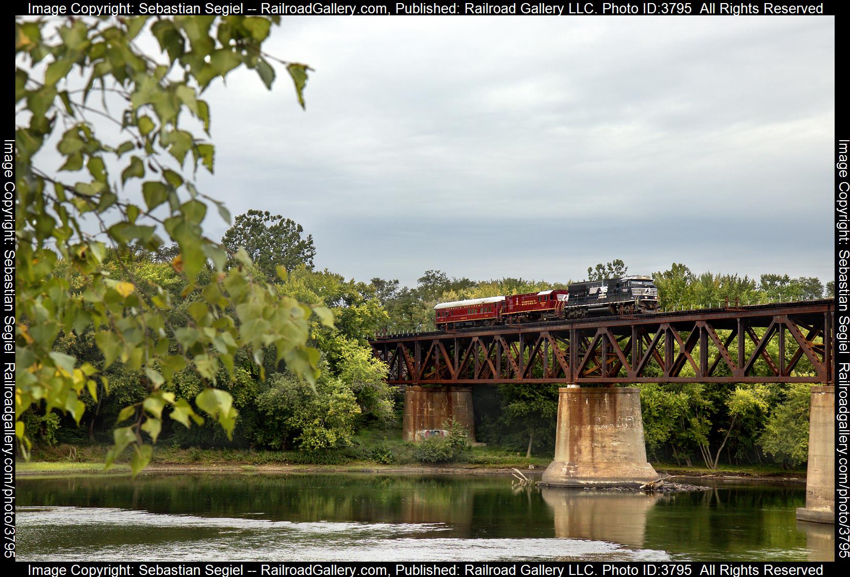 94G is a class Track Test Unit and  is pictured in Wilkes Barre, PA, United States.  This was taken along the Sunbury Line on the Norfolk Southern. Photo Copyright: Sebastian Segiel uploaded to Railroad Gallery on 09/18/2024. This photograph of 94G was taken on Wednesday, September 18, 2024. All Rights Reserved. 