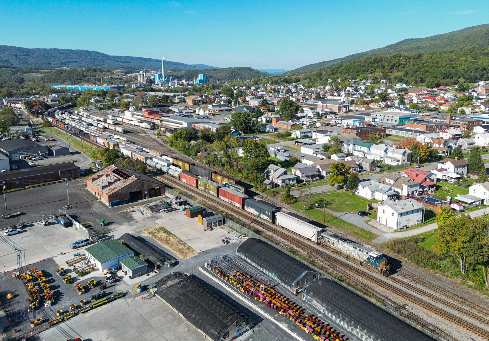 CSXT 1776 is a class GE ES44AH and  is pictured in Covington, Virginia, USA.  This was taken along the Alleghany Subdivision on the CSX Transportation. Photo Copyright: RF&P Productions uploaded to Railroad Gallery on 10/15/2024. This photograph of CSXT 1776 was taken on Saturday, October 12, 2024. All Rights Reserved. 