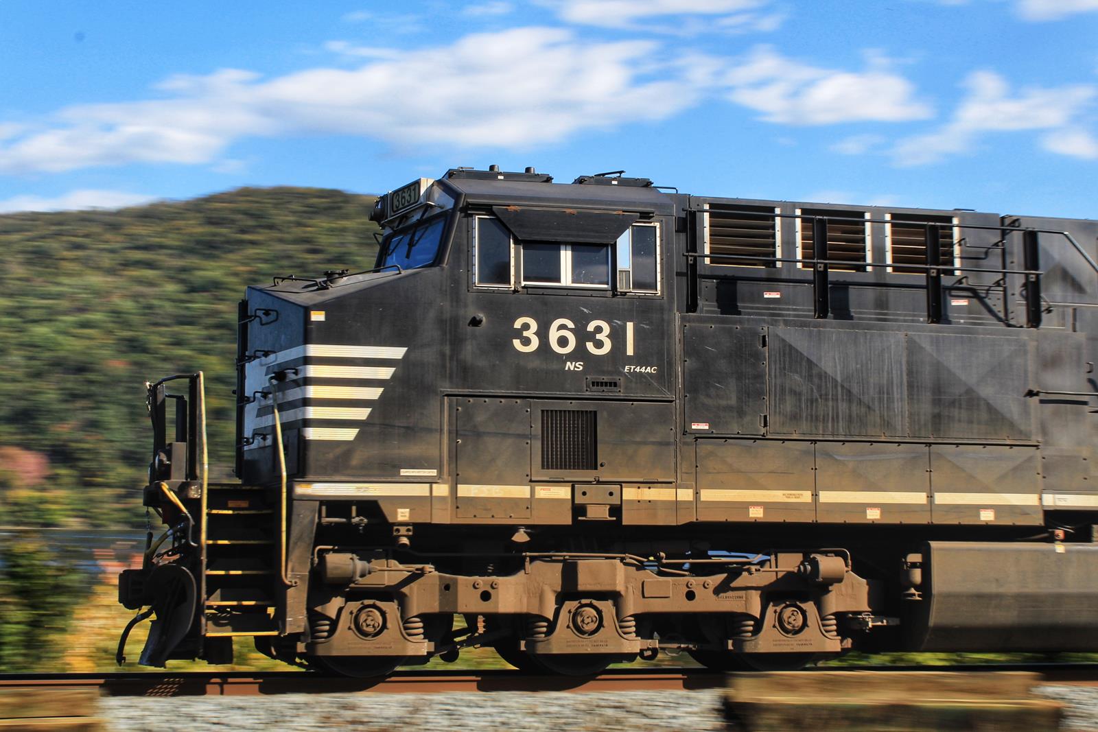 CP Cannon, NS 10K is a class GE ET44AC and  is pictured in Duncannon , Pennsylvania, United States .  This was taken along the Pittsburgh Line on the Norfolk Southern. Photo Copyright: Austen Rhoads uploaded to Railroad Gallery on 11/11/2022. This photograph of CP Cannon, NS 10K was taken on Monday, October 10, 2022. All Rights Reserved. 