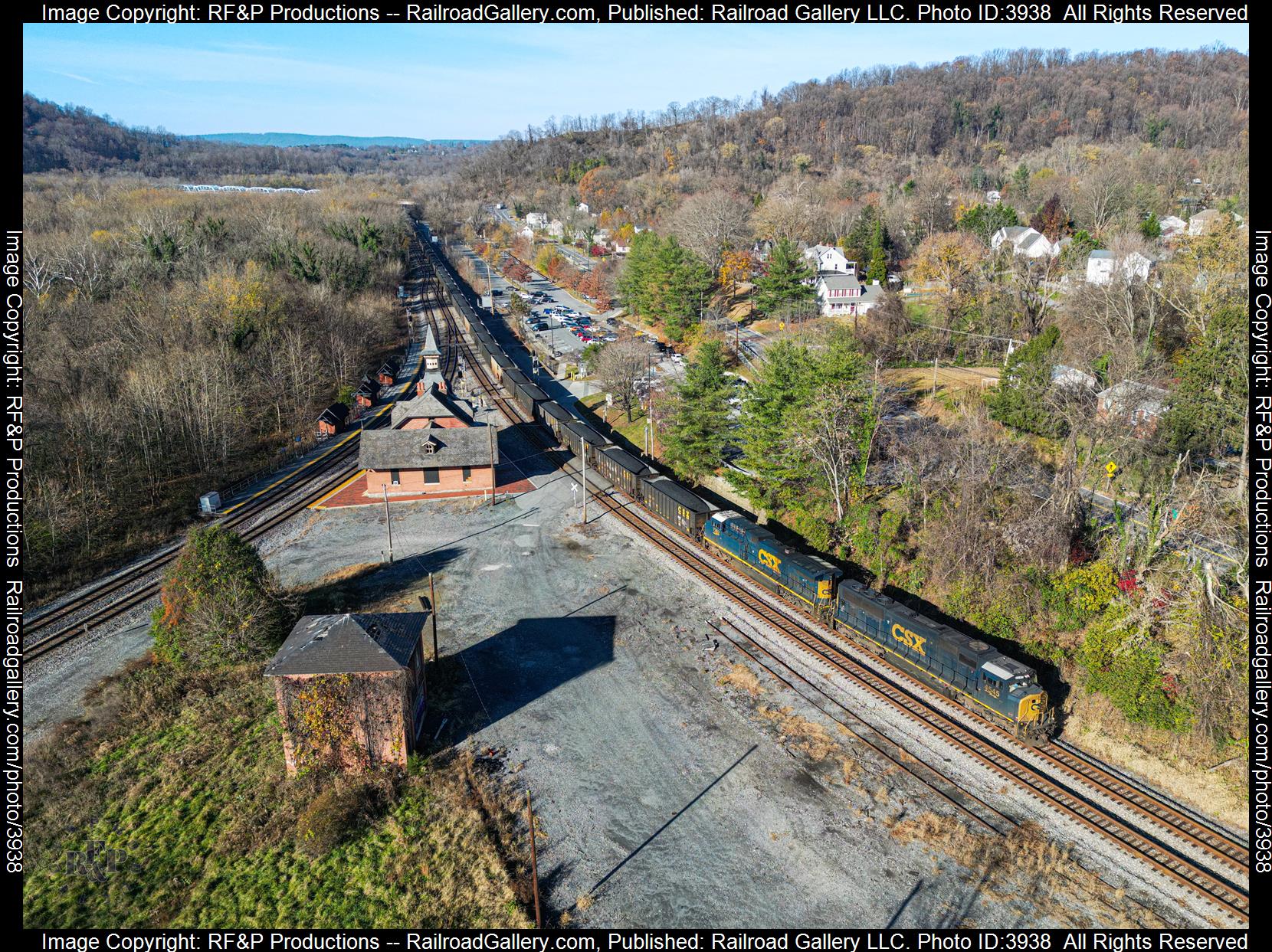 CSXT 4545 is a class EMD SD70AC and  is pictured in Point of Rocks, Maryland, USA.  This was taken along the Metropolitan Subdivision on the CSX Transportation. Photo Copyright: RF&P Productions uploaded to Railroad Gallery on 11/29/2024. This photograph of CSXT 4545 was taken on Monday, November 25, 2024. All Rights Reserved. 