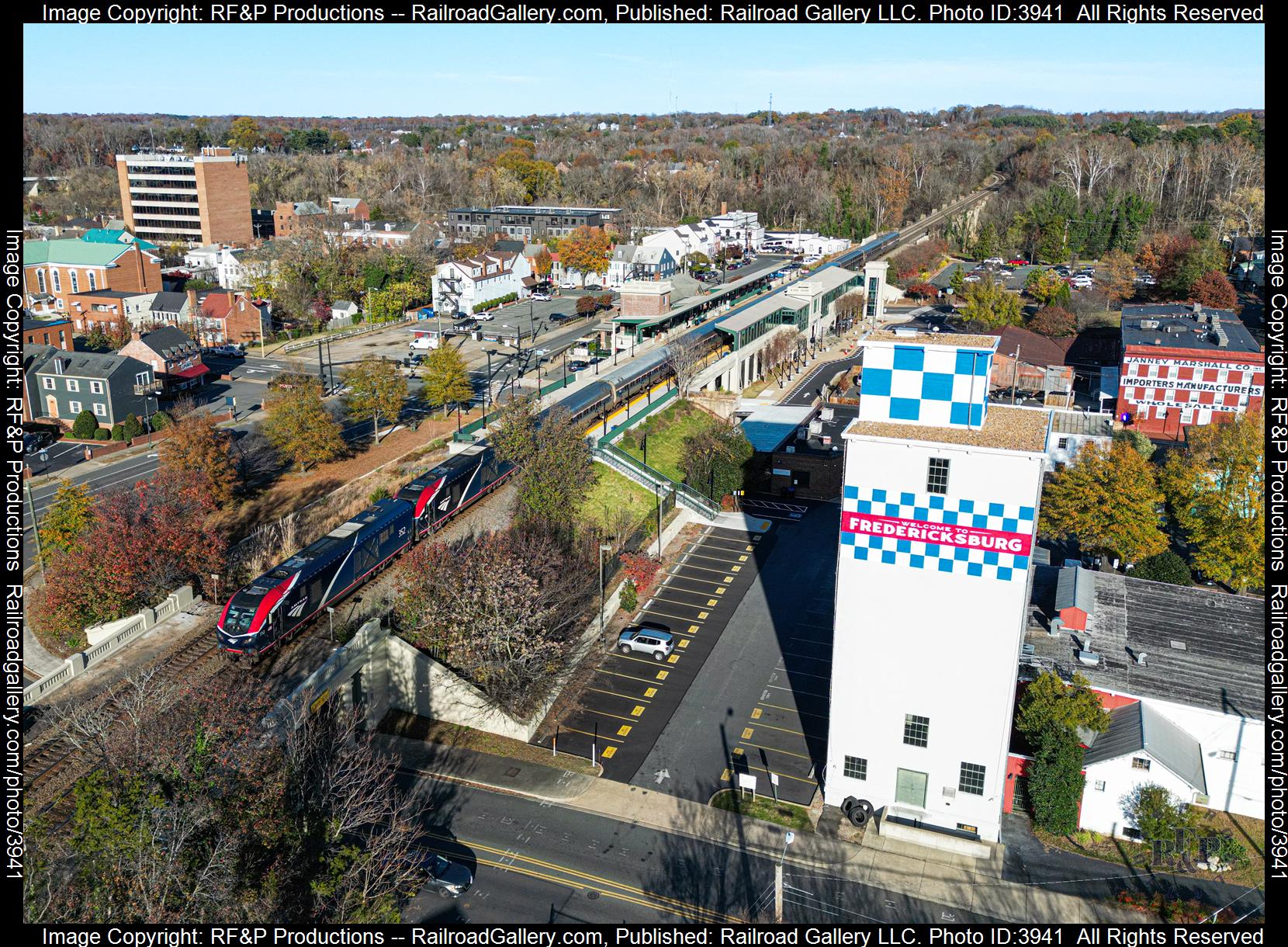 AMTK 352 is a class Siemens ALC-42 Charger and  is pictured in Fredericksburg, Virginia, USA.  This was taken along the CSX RF&P Subdivision on the Amtrak. Photo Copyright: RF&P Productions uploaded to Railroad Gallery on 12/02/2024. This photograph of AMTK 352 was taken on Sunday, November 24, 2024. All Rights Reserved. 