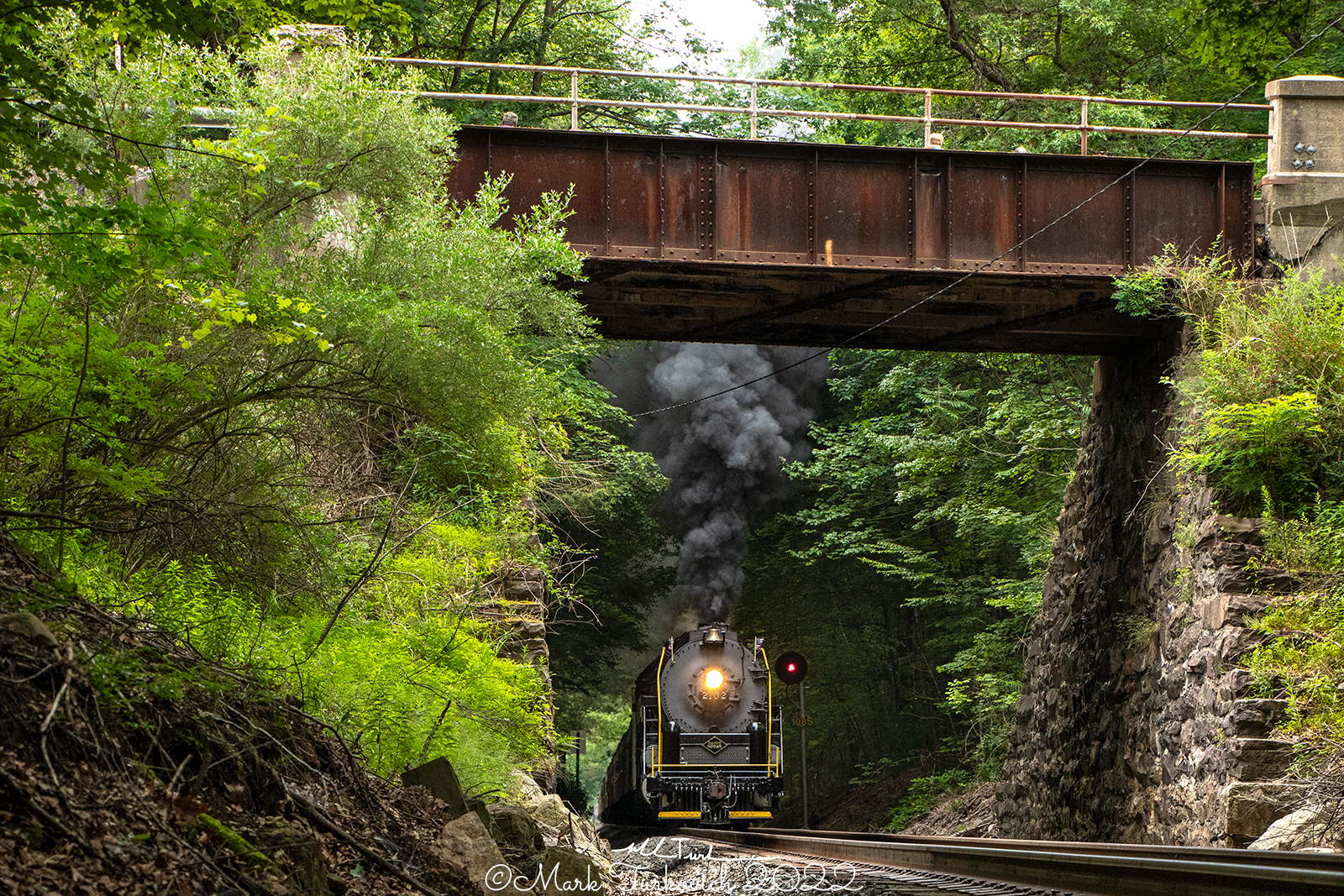 RDG 2102 is a class T-1 and  is pictured in Hometown, Pennsylvania, USA.  This was taken along the Hometown on the Reading Company. Photo Copyright: Mark Turkovich uploaded to Railroad Gallery on 01/02/2023. This photograph of RDG 2102 was taken on Saturday, July 02, 2022. All Rights Reserved. 